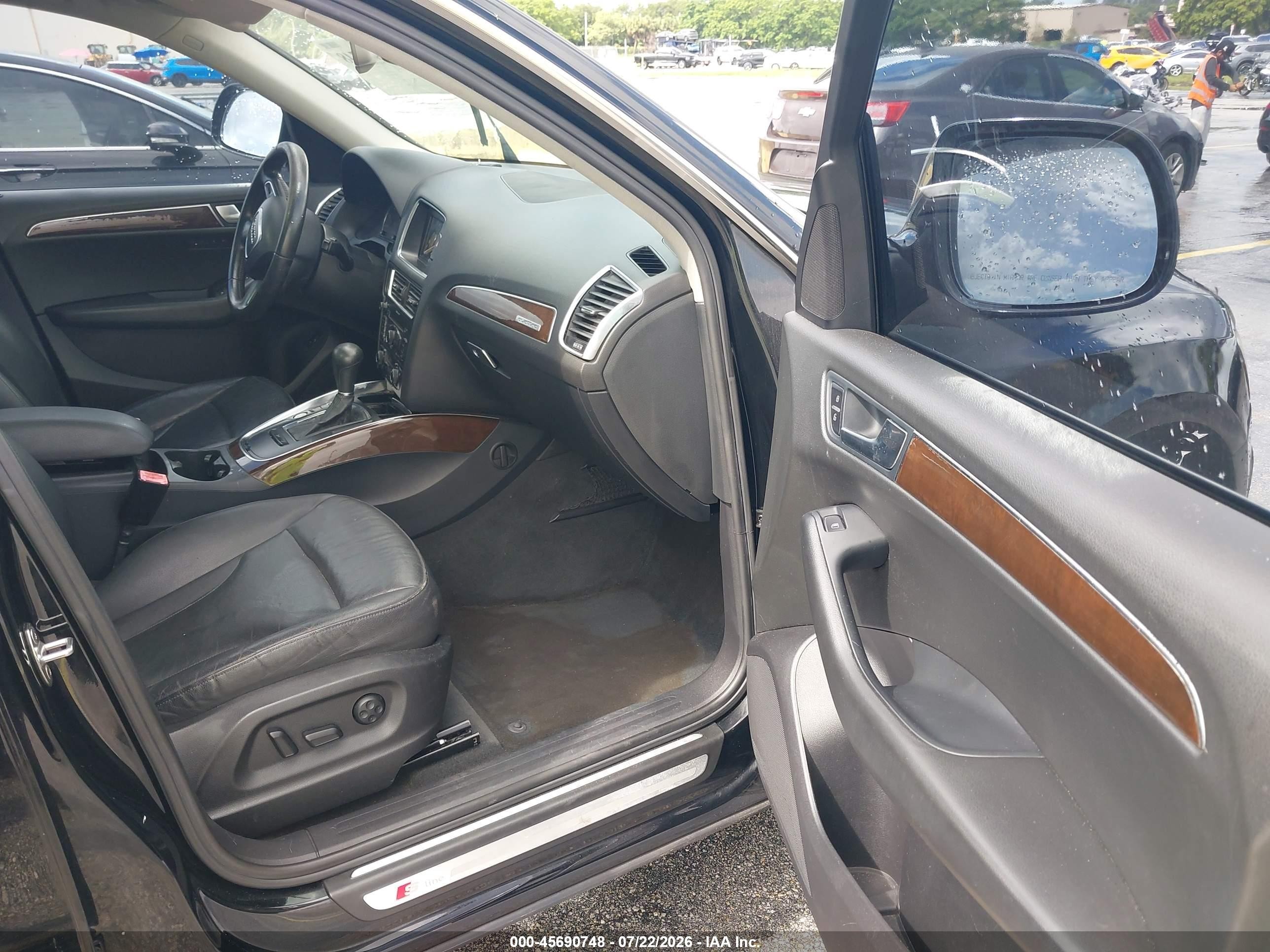 2012 Audi Q5 3.2 Premium Plus Black vin: WA1DKAFP9CA128316