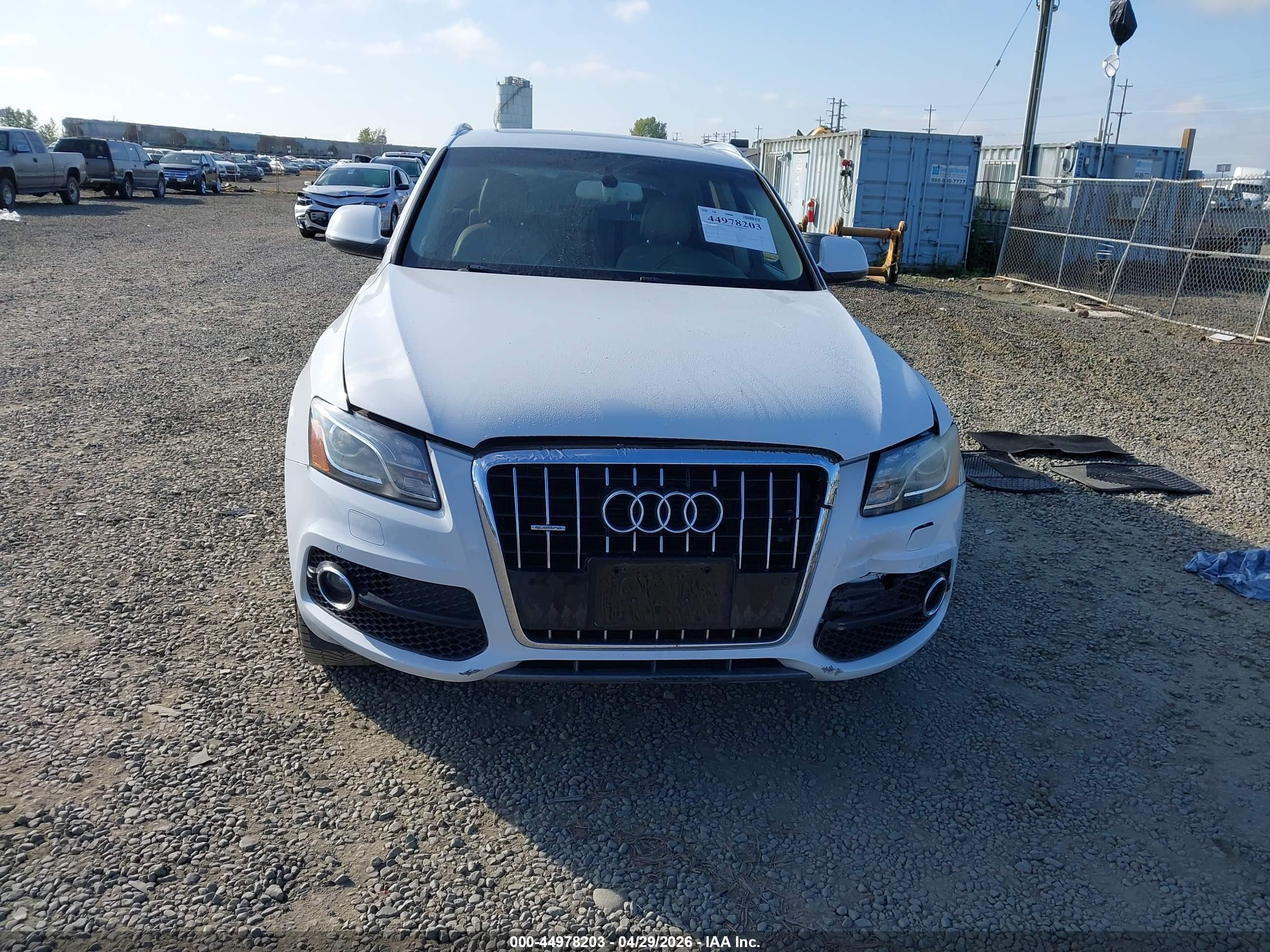 2012 Audi Q5 3.2 Premium Plus Белый vin: WA1DKAFPXCA098419