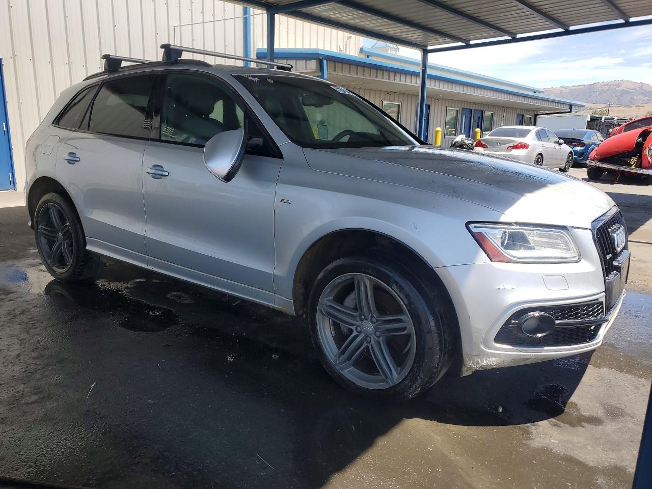 2014 Audi Q5 Tdi Premium Plus Серебряный vin: WA1DMAFP1EA087841
