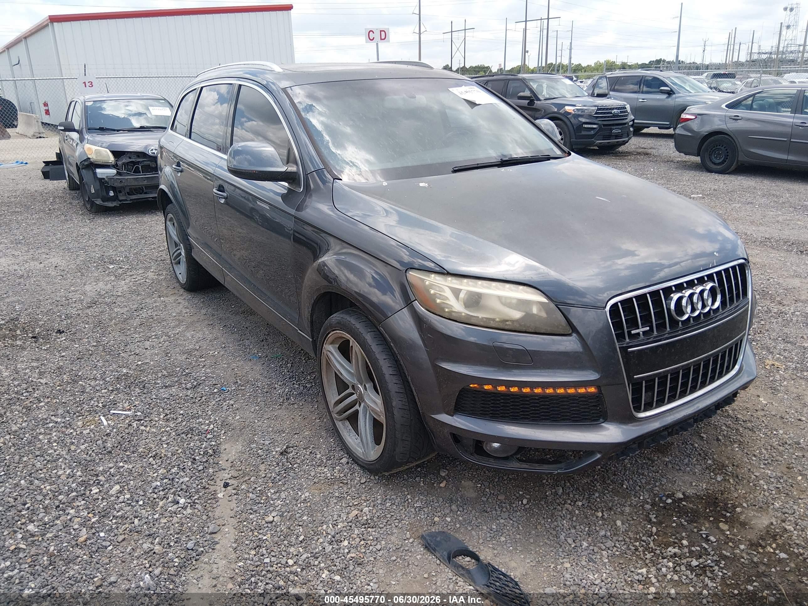 2010 Audi Q7 4.2 Prestige Gray vin: WA1DVAFE0AD003352