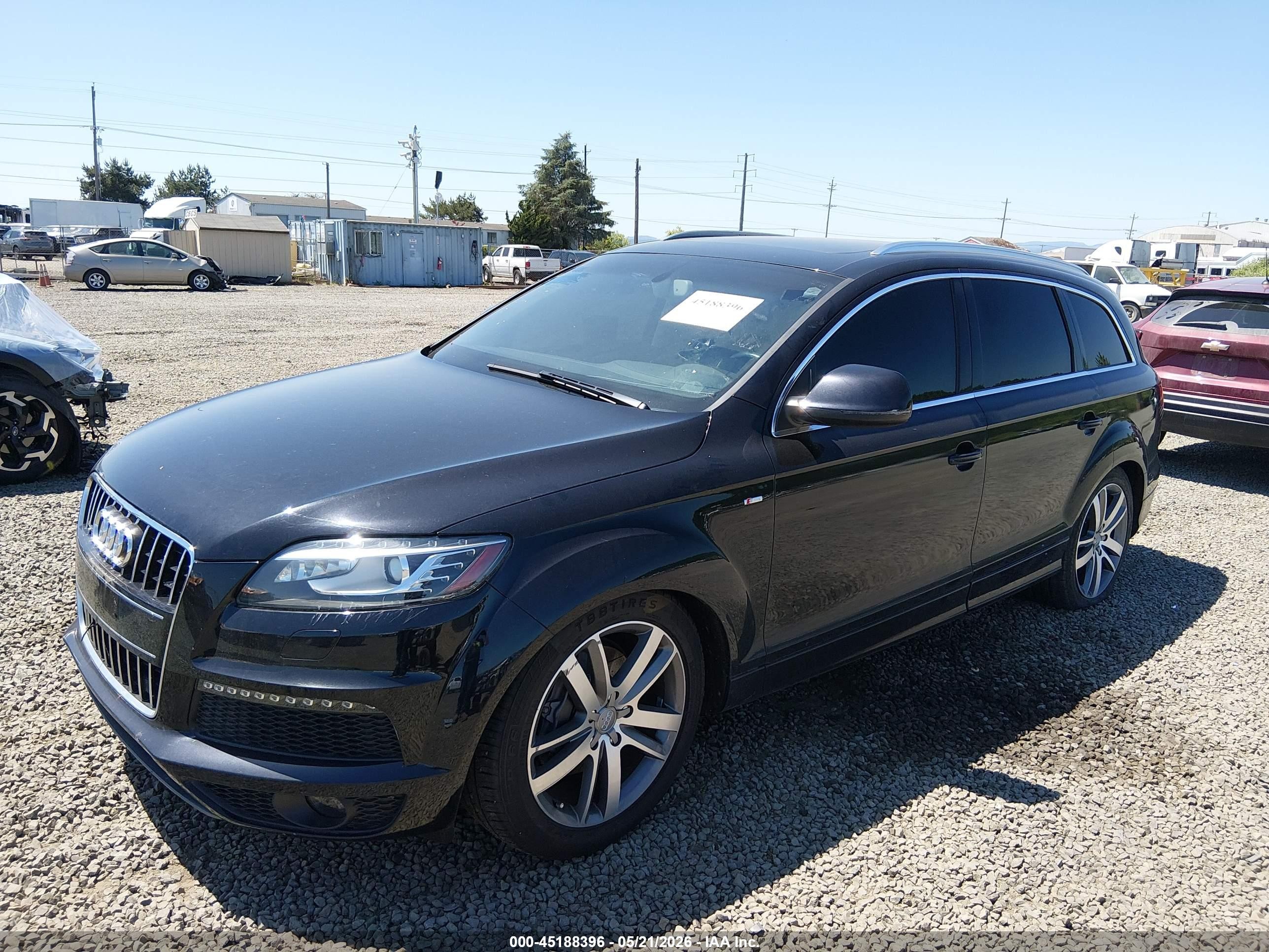 2010 Audi Q7 4.2 Prestige Black vin: WA1DVAFE7AD000223