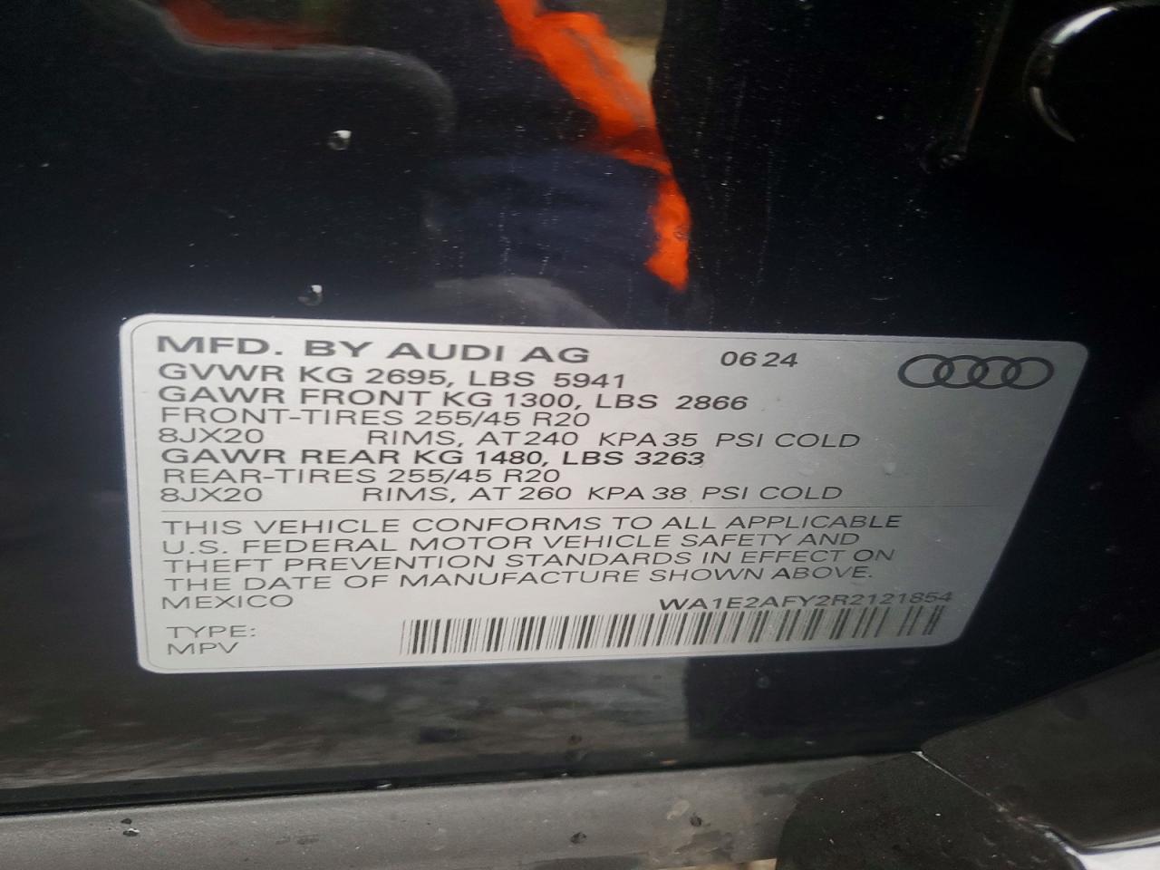 2024 Audi Q5 E Premium Plus 55 Black vin: WA1E2AFY2R2121854