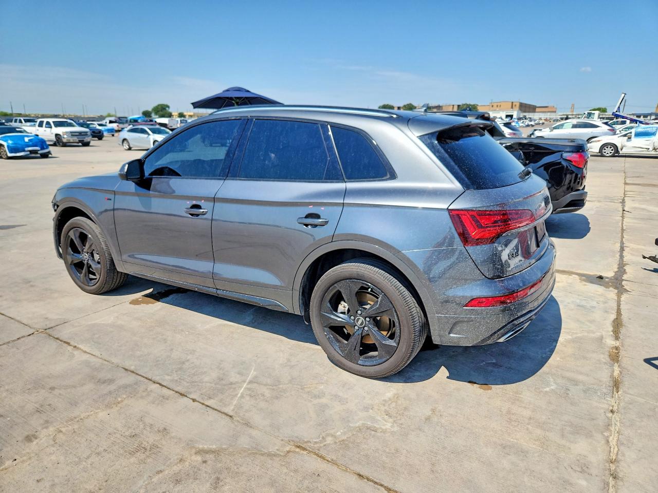 2022 Audi Q5 S Line Quattro Premium Plus Серый vin: WA1EAAFY2N2001095
