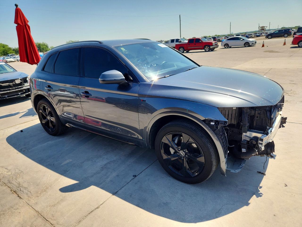2022 Audi Q5 S Line Quattro Premium Plus Серый vin: WA1EAAFY2N2001095
