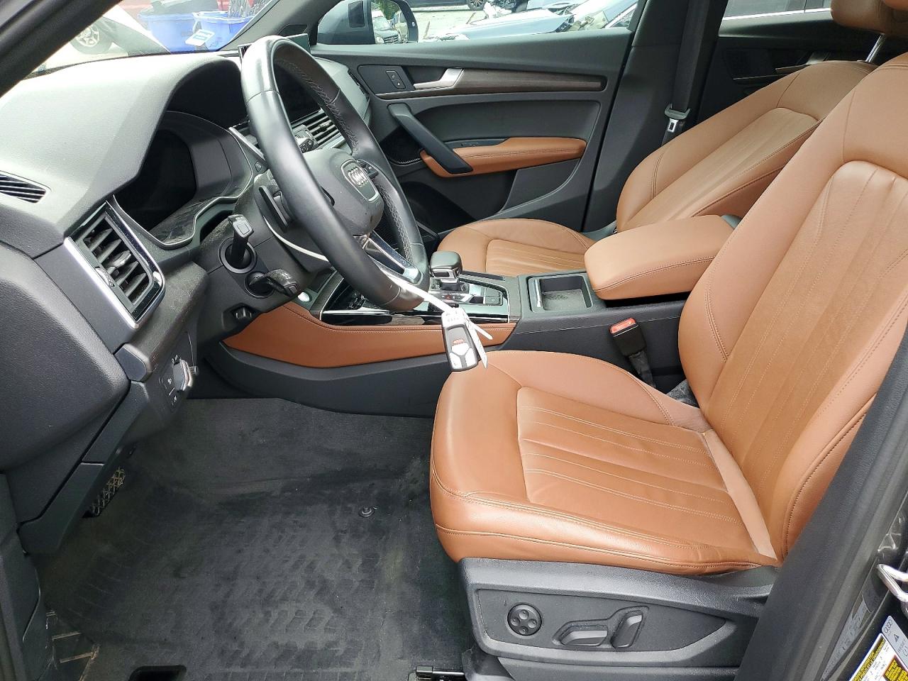 2022 Audi Q5 Premium Plus 45 Charcoal vin: WA1EAAFY2N2055593