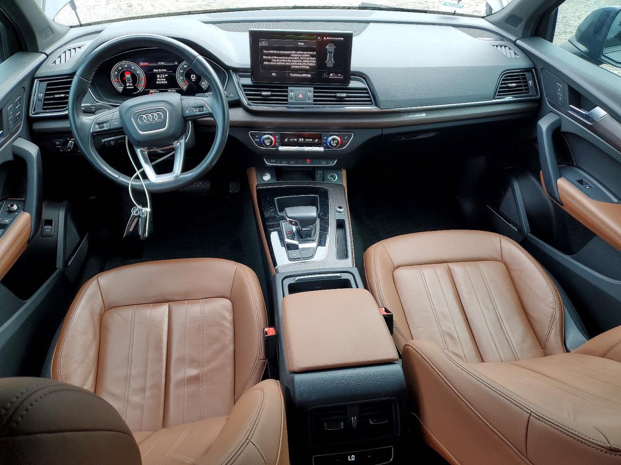 2022 Audi Q5 Premium Plus 45 Charcoal vin: WA1EAAFY2N2055593