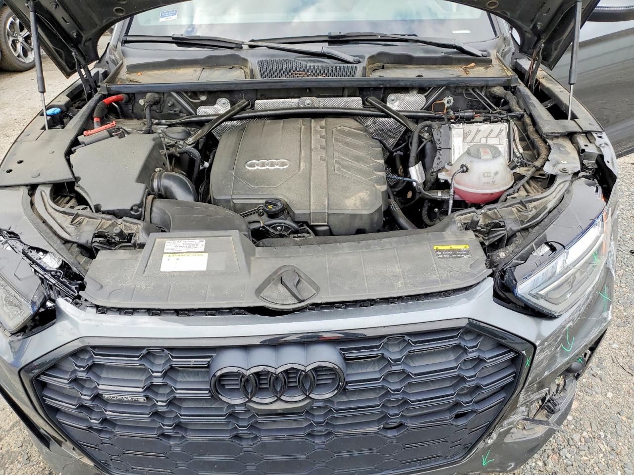 2022 Audi Q5 Premium Plus 45 Charcoal vin: WA1EAAFY2N2055593