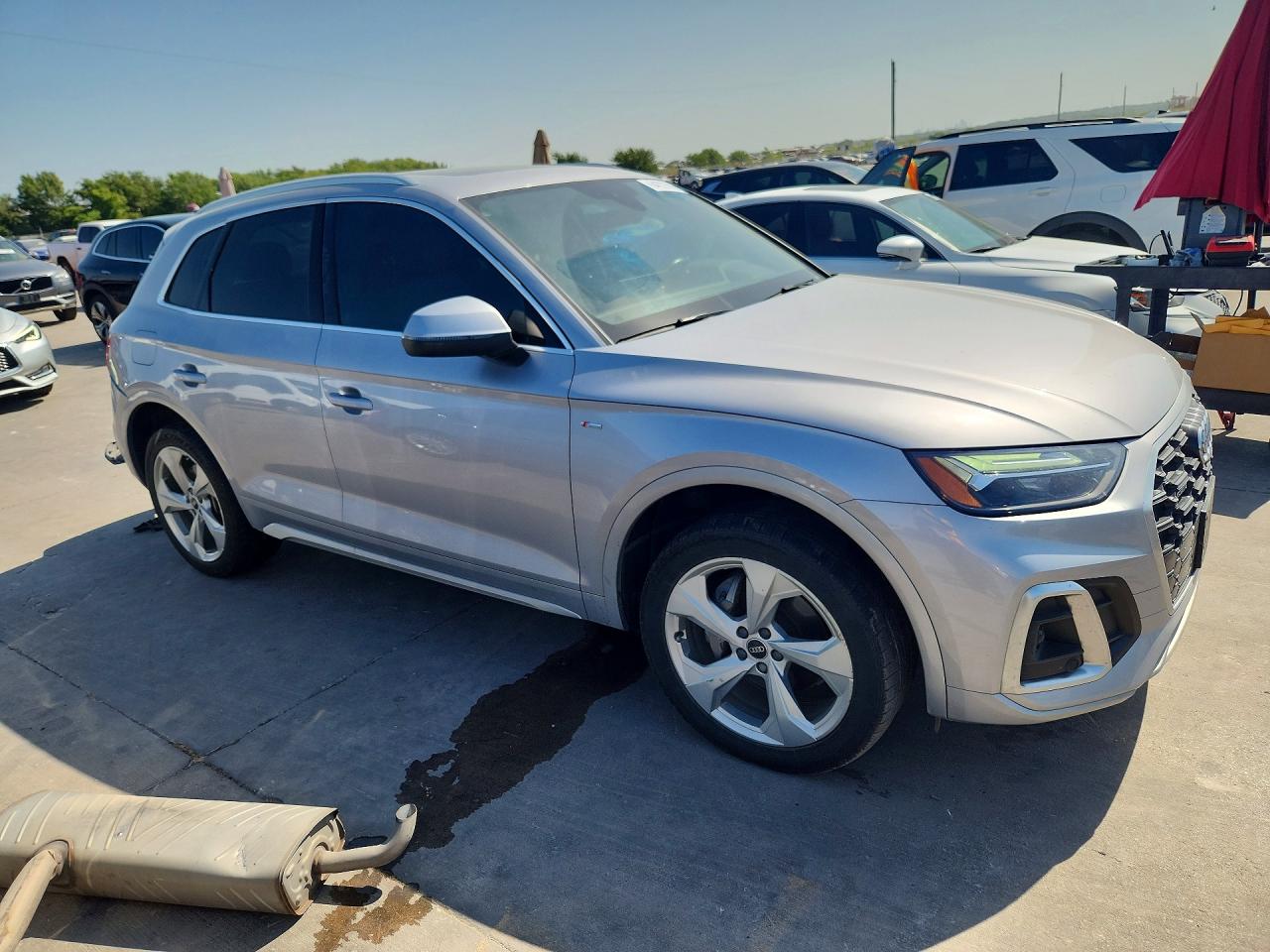 2022 Audi Q5 Premium Plus 45 Серебряный vin: WA1EAAFY2N2097083