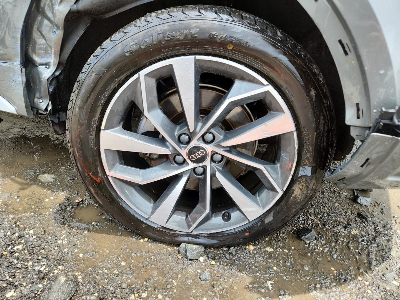 2024 Audi Q5 Premium Plus 45 Серый vin: WA1EAAFY9R2132403 Damage: Left Rear Wheel, Curb Rash, 1 To 2 Inches