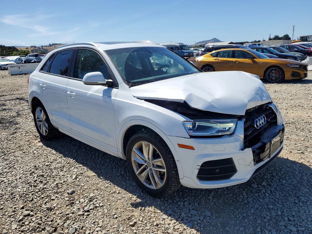 2017 Audi Q3 Premium White vin: WA1ECCFS0HR007622