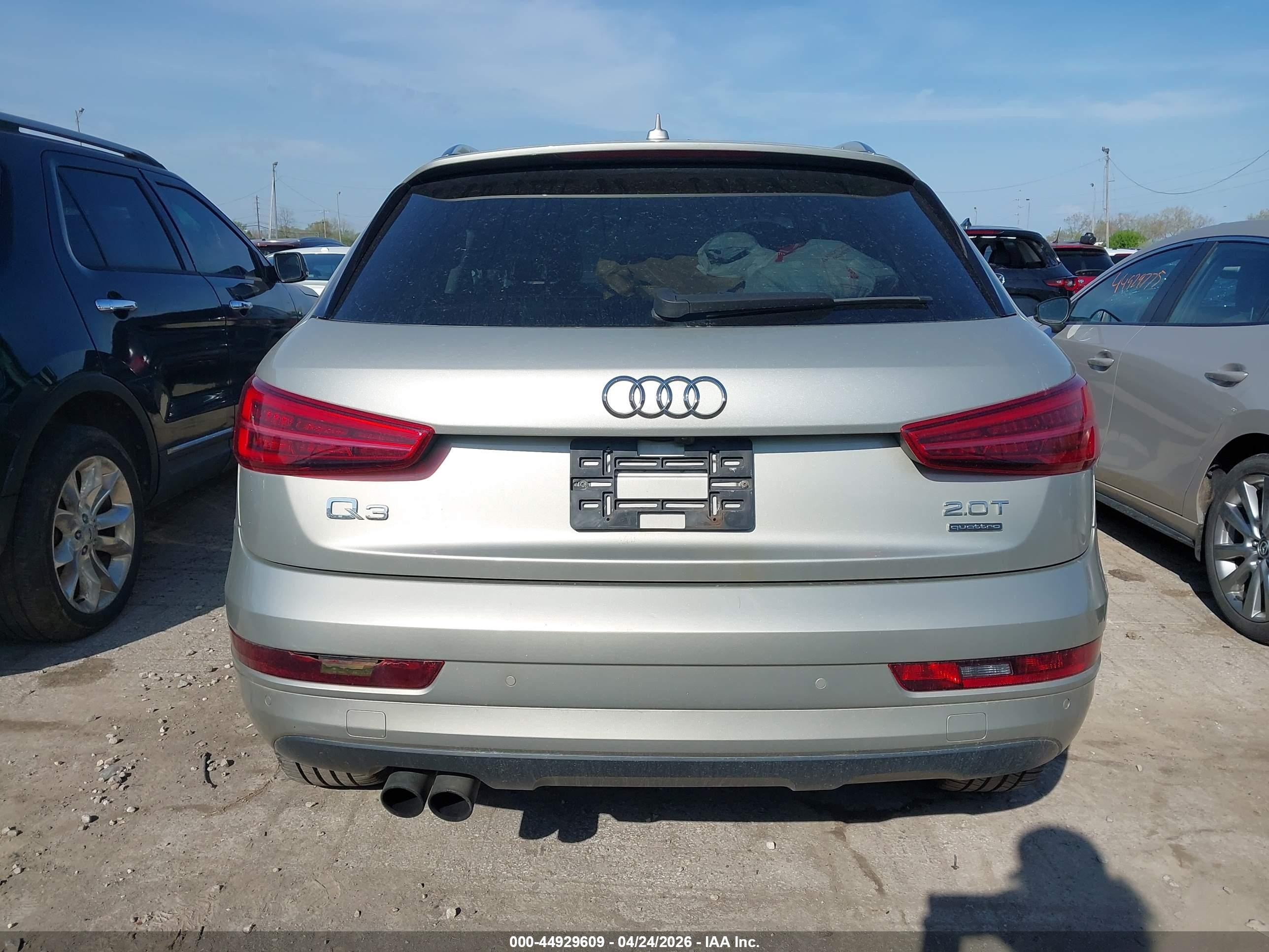 2017 Audi Q3 2.0t Premium Silver vin: WA1ECCFS8HR014172