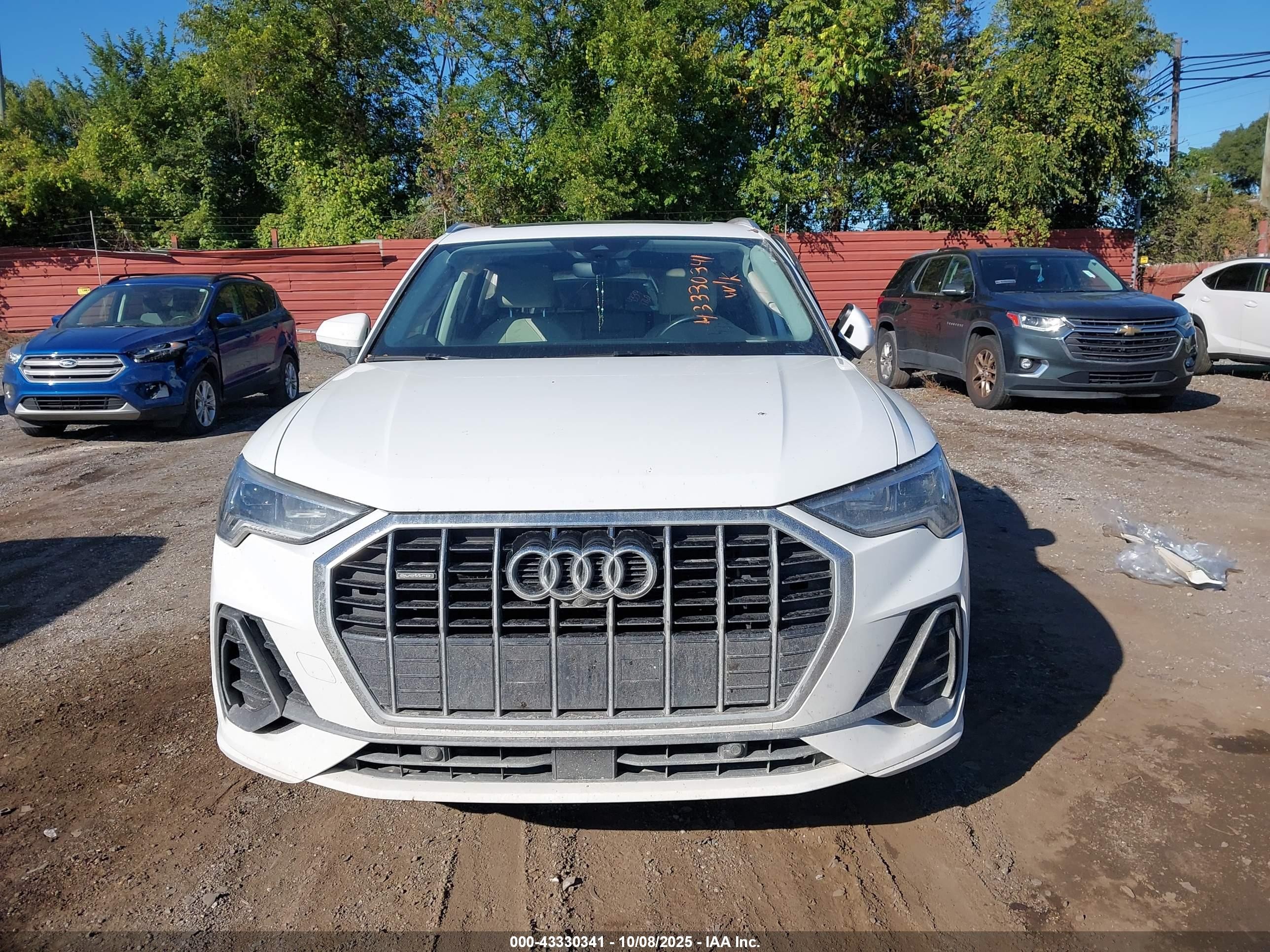 2022 Audi Q3 Premium Plus 45 Tfsi S Line Quattro Tiptronic White vin: WA1EECF30N1005513
