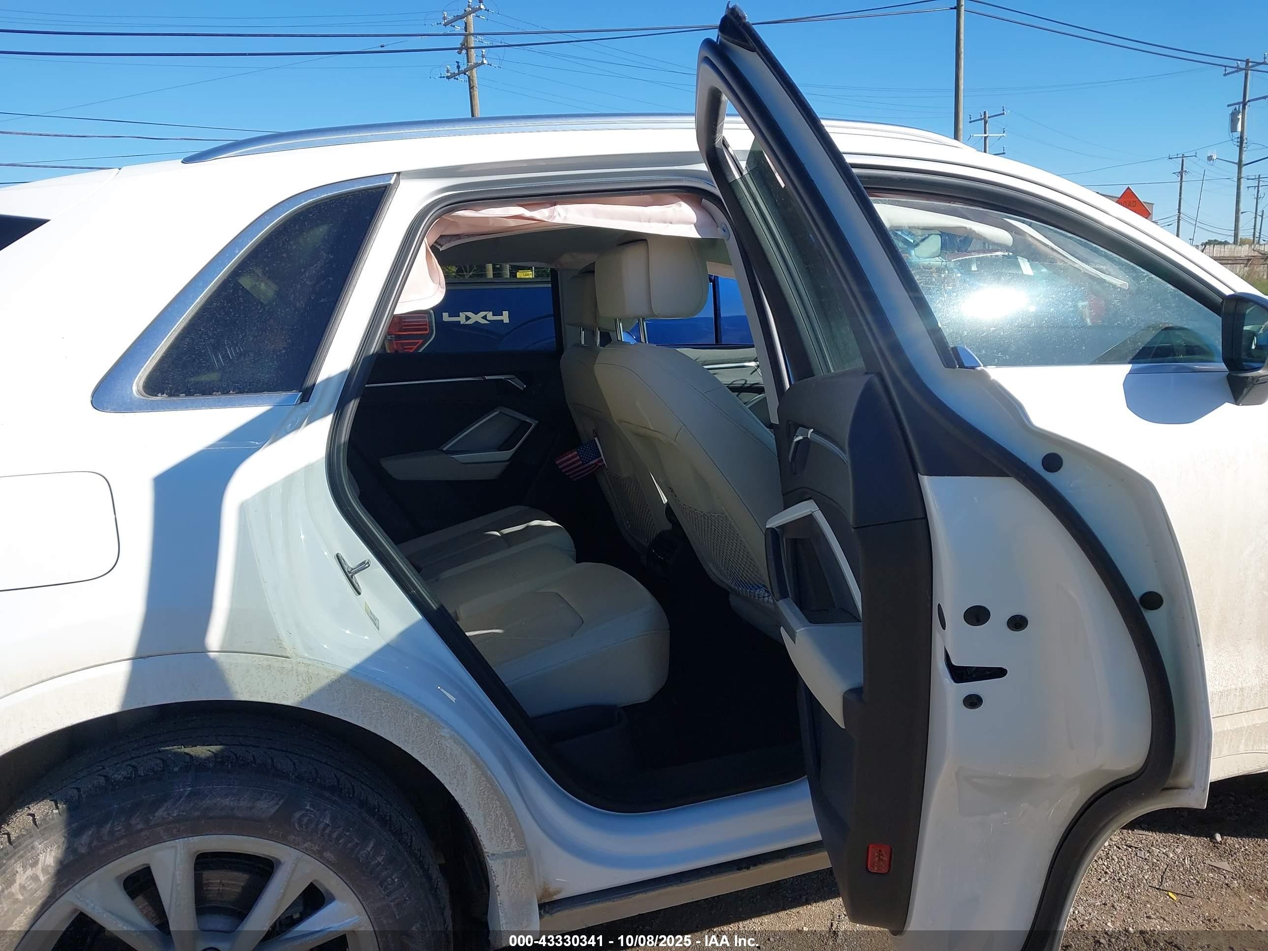 2022 Audi Q3 Premium Plus 45 Tfsi S Line Quattro Tiptronic White vin: WA1EECF30N1005513