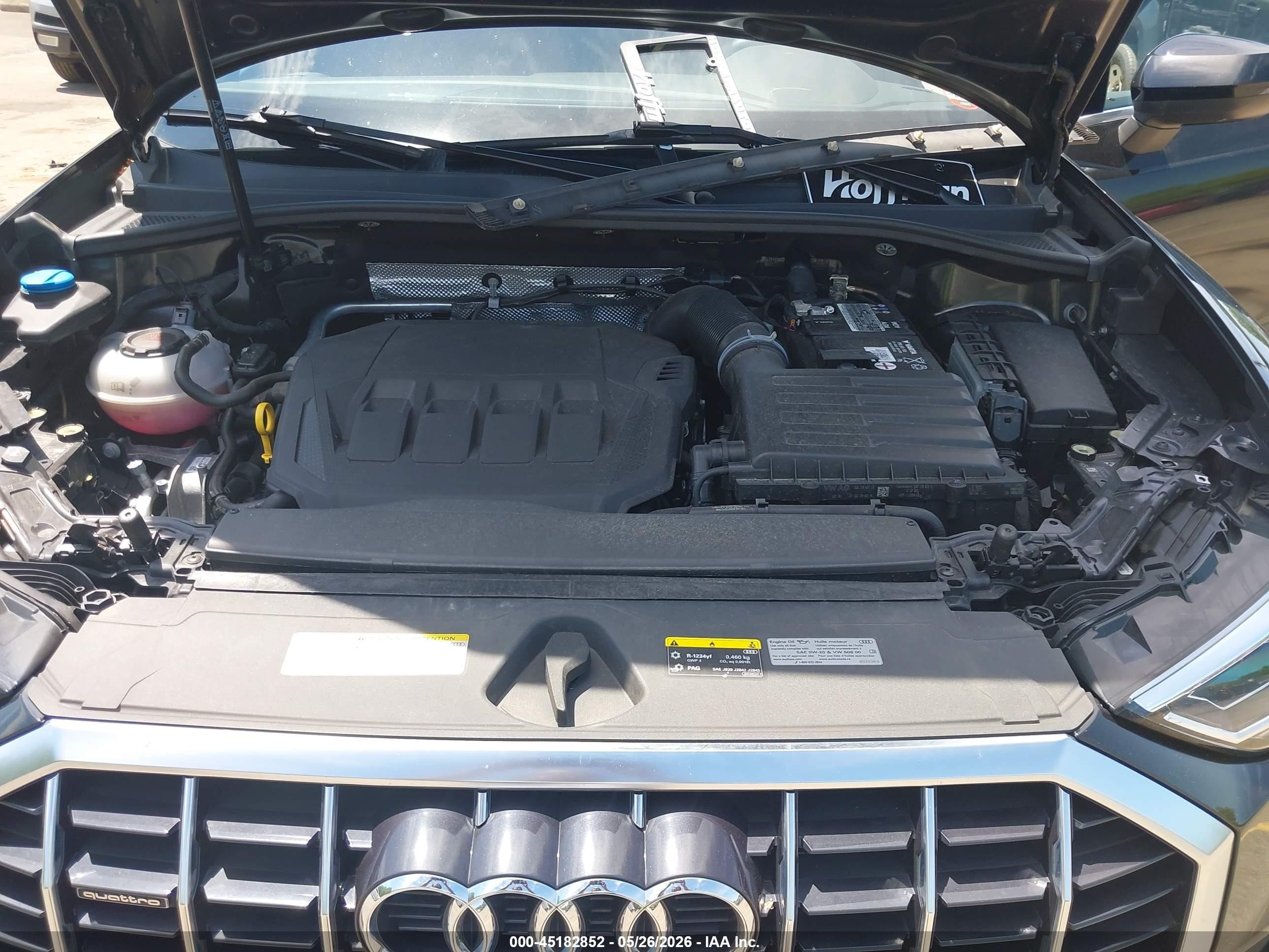 2023 Audi Q3 Premium Plus 45 Tfsi S Line Quattro Tiptronic Black vin: WA1EECF31P1030679