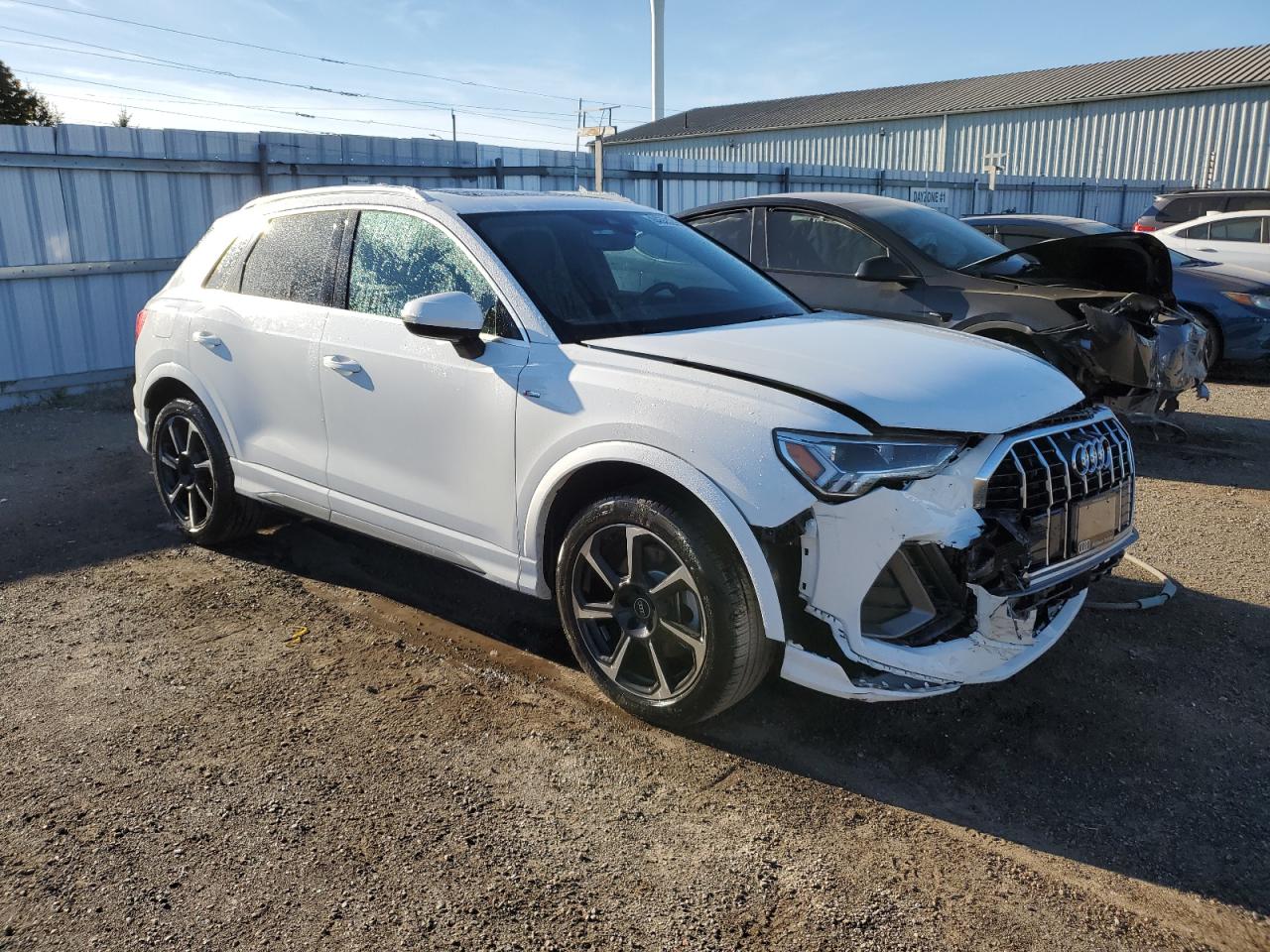 2024 Audi Q3 Premium Plus S Line 45 White vin: WA1EECF32R1128834