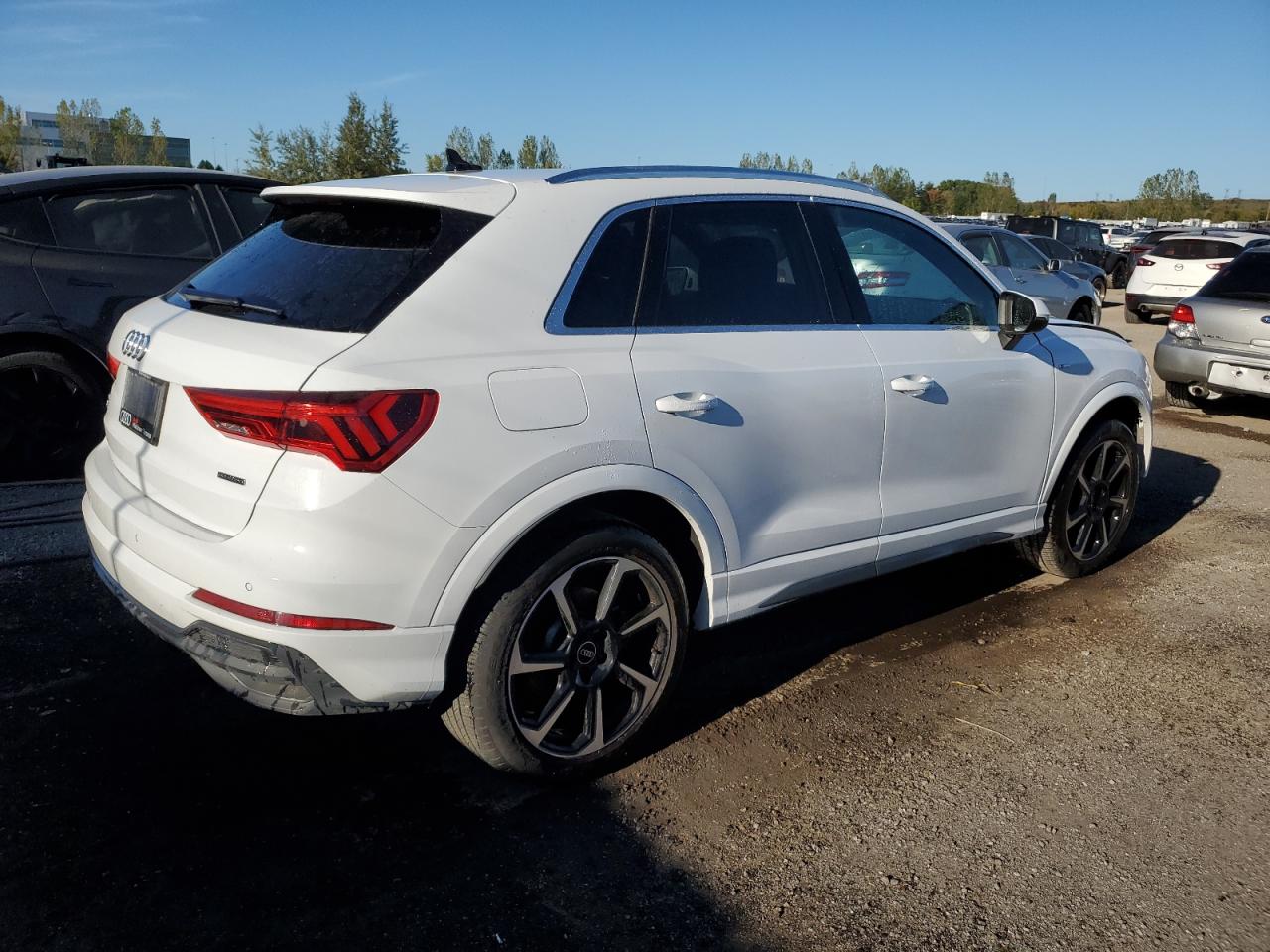 2024 Audi Q3 Premium Plus S Line 45 White vin: WA1EECF32R1128834