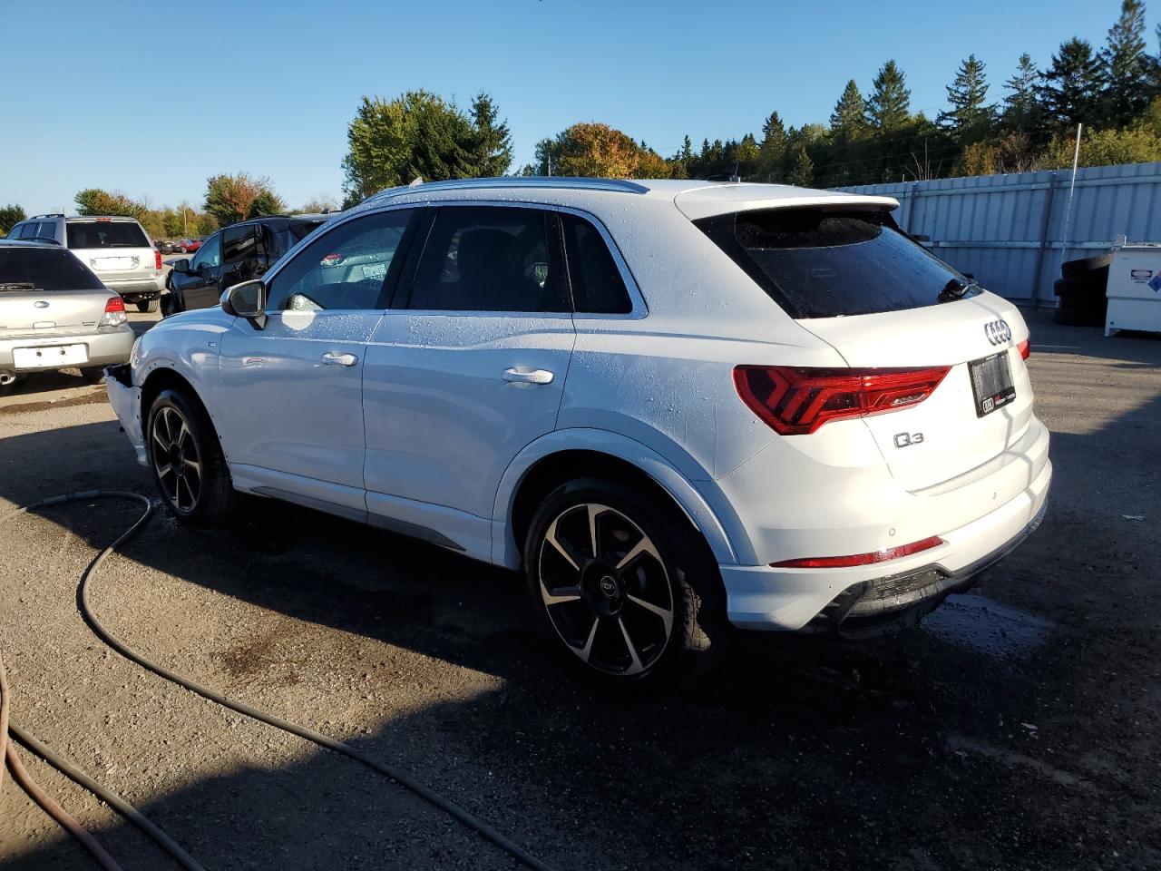 2024 Audi Q3 Premium Plus S Line 45 White vin: WA1EECF32R1128834