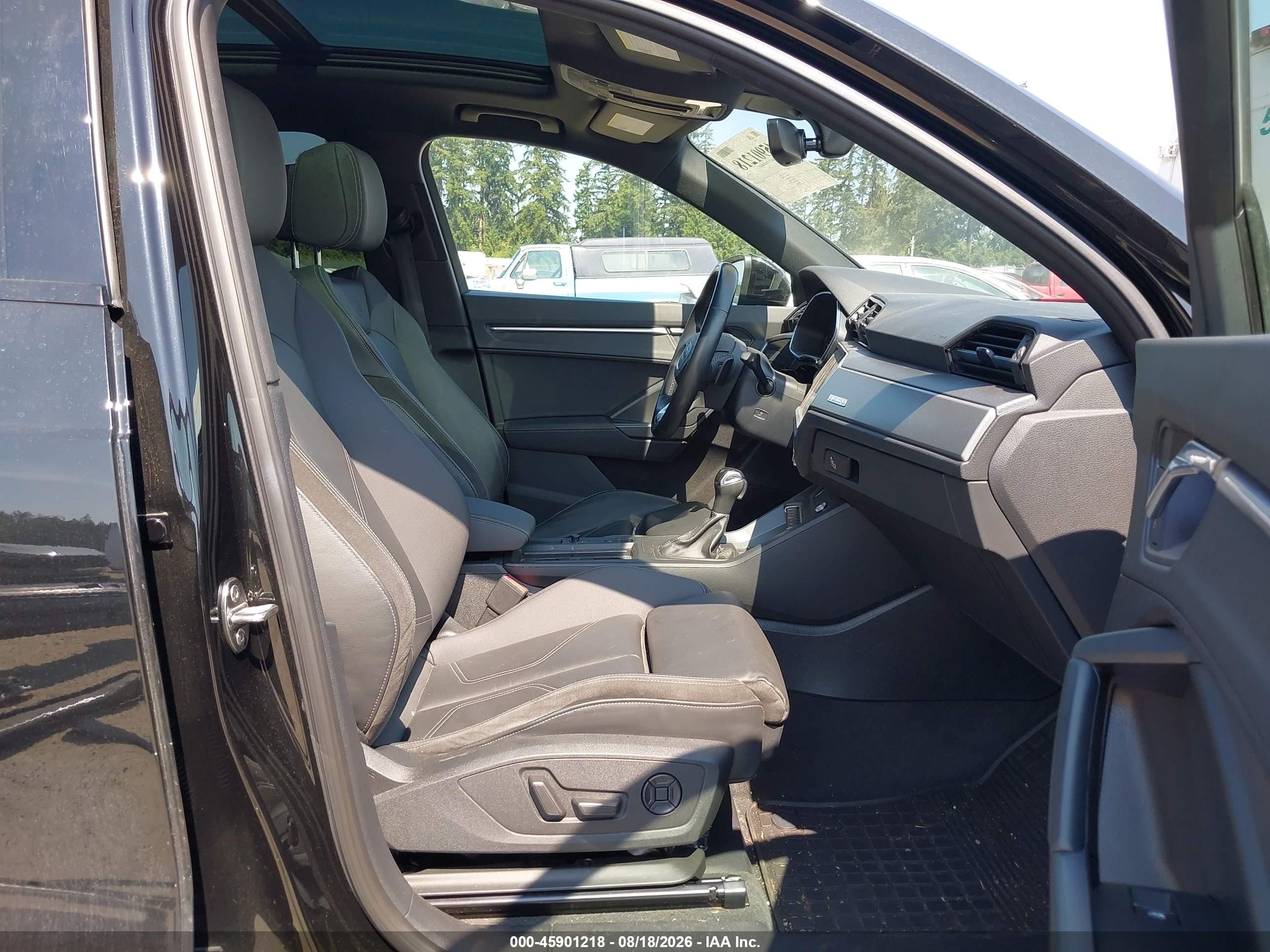 2021 Audi Q3 Premium Plus 45 Tfsi S Line Quattro Tiptronic Black vin: WA1EECF35M1042748