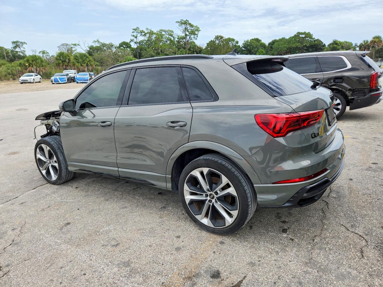 2022 Audi Q3 Premium Plus S Line 45 Gray vin: WA1EECF35N1118809
