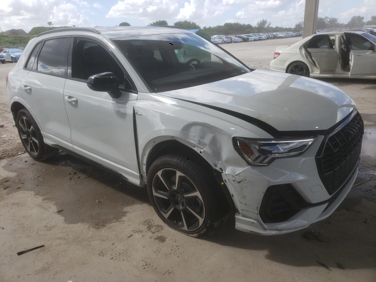 2025 Audi Q3 Premium Plus S Line 45 White vin: WA1EECF35S1046862