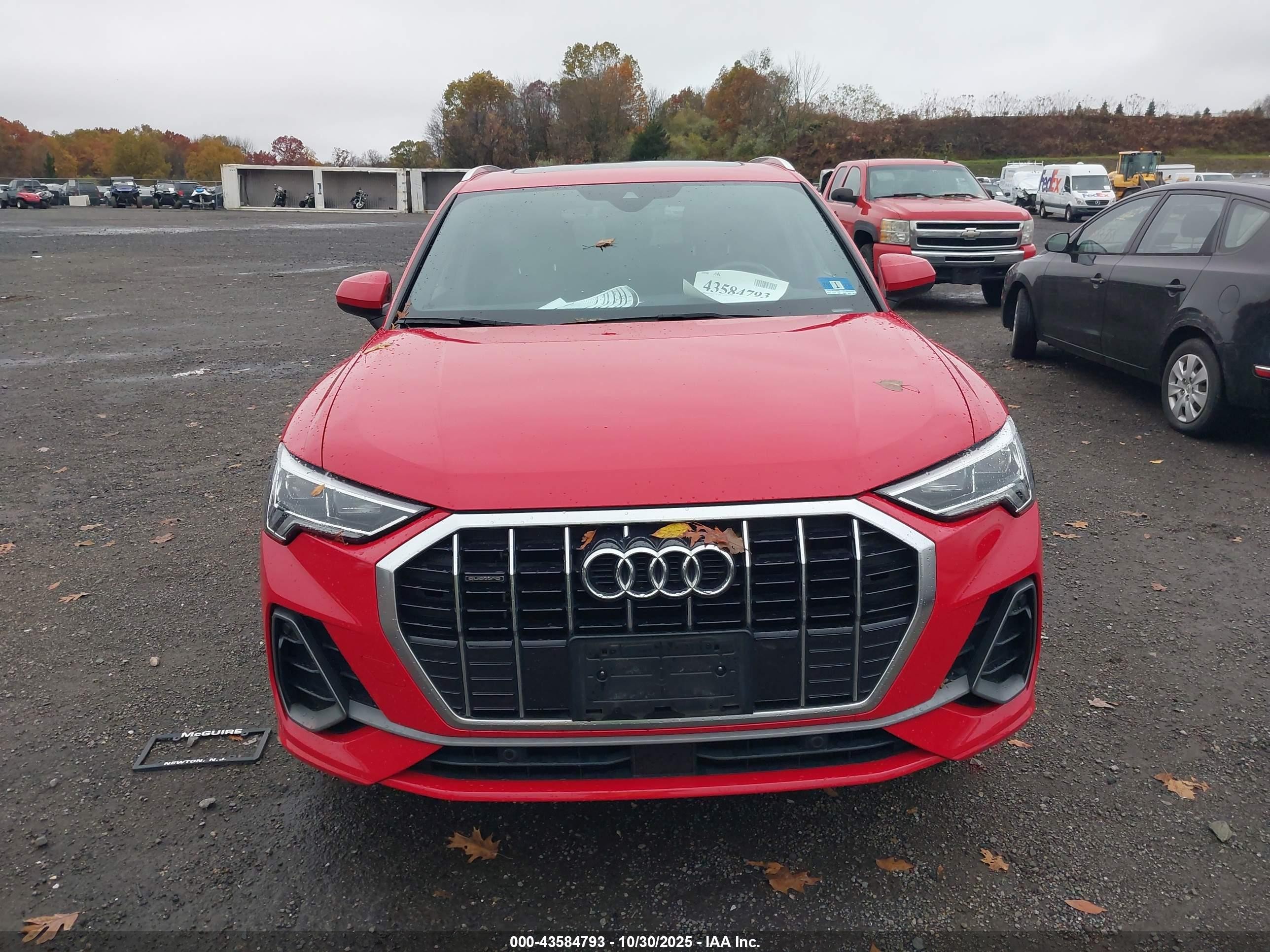 2020 Audi Q3 Premium Plus 45 Tfsi S Line Quattro Tiptronic Red vin: WA1EECF36L1045026