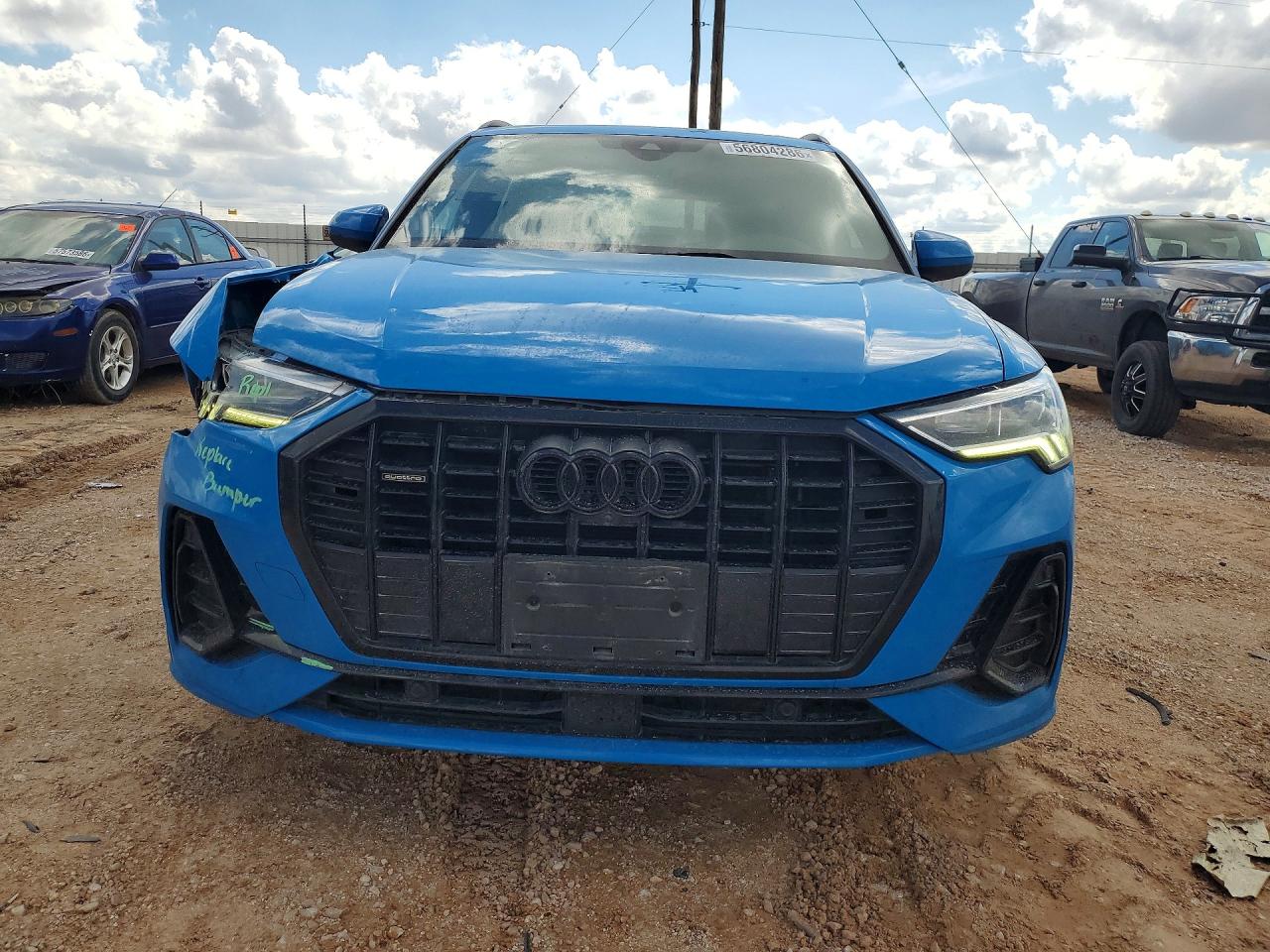 2021 Audi Q3 Premium Plus S Line 45 Blue vin: WA1EECF36M1126495