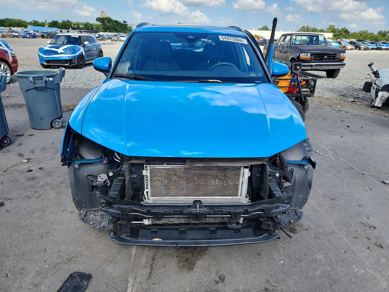 2022 Audi Q3 Premium Plus S Line 45 Синий vin: WA1EECF36N1149468