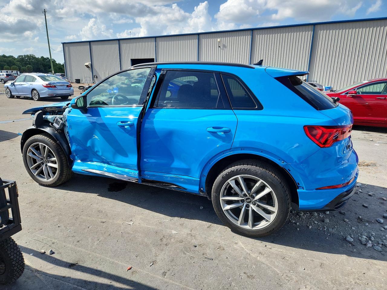 2022 Audi Q3 Premium Plus S Line 45 Синий vin: WA1EECF36N1149468