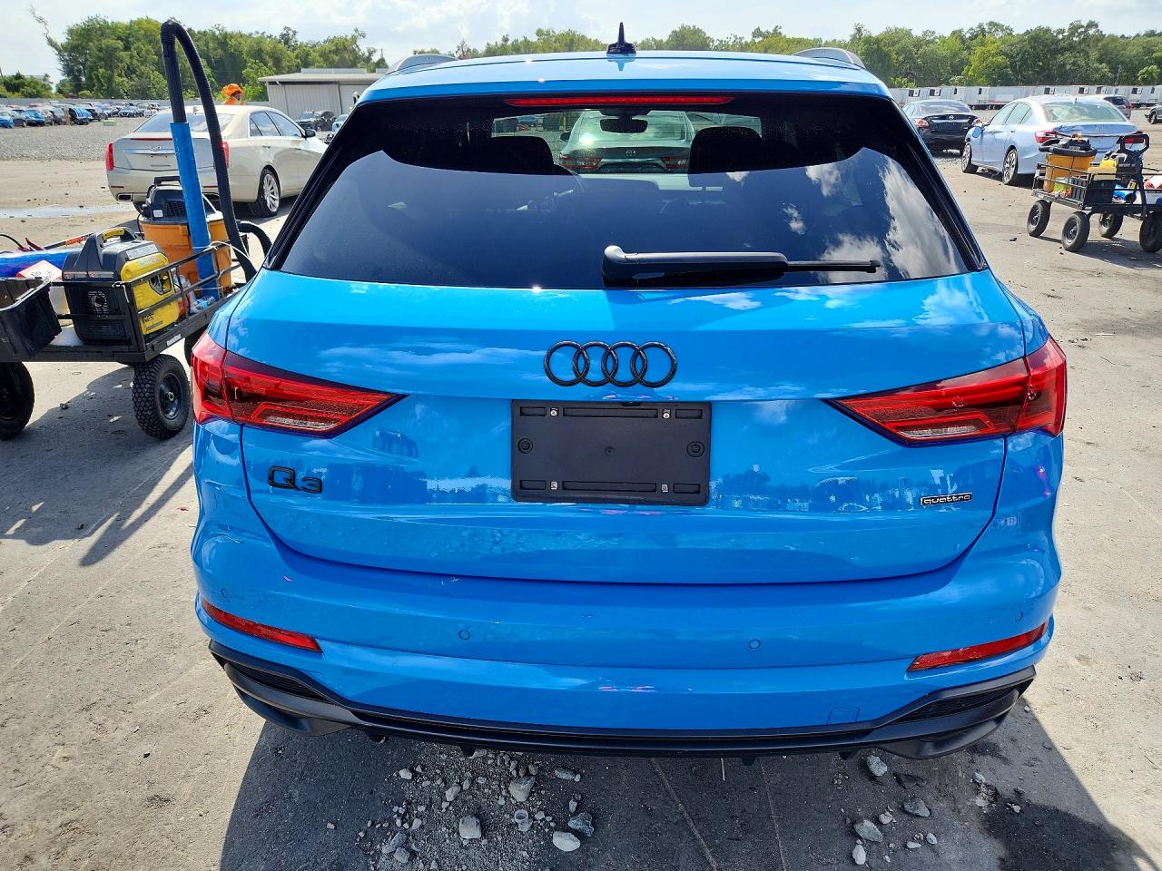 2022 Audi Q3 Premium Plus S Line 45 Синий vin: WA1EECF36N1149468