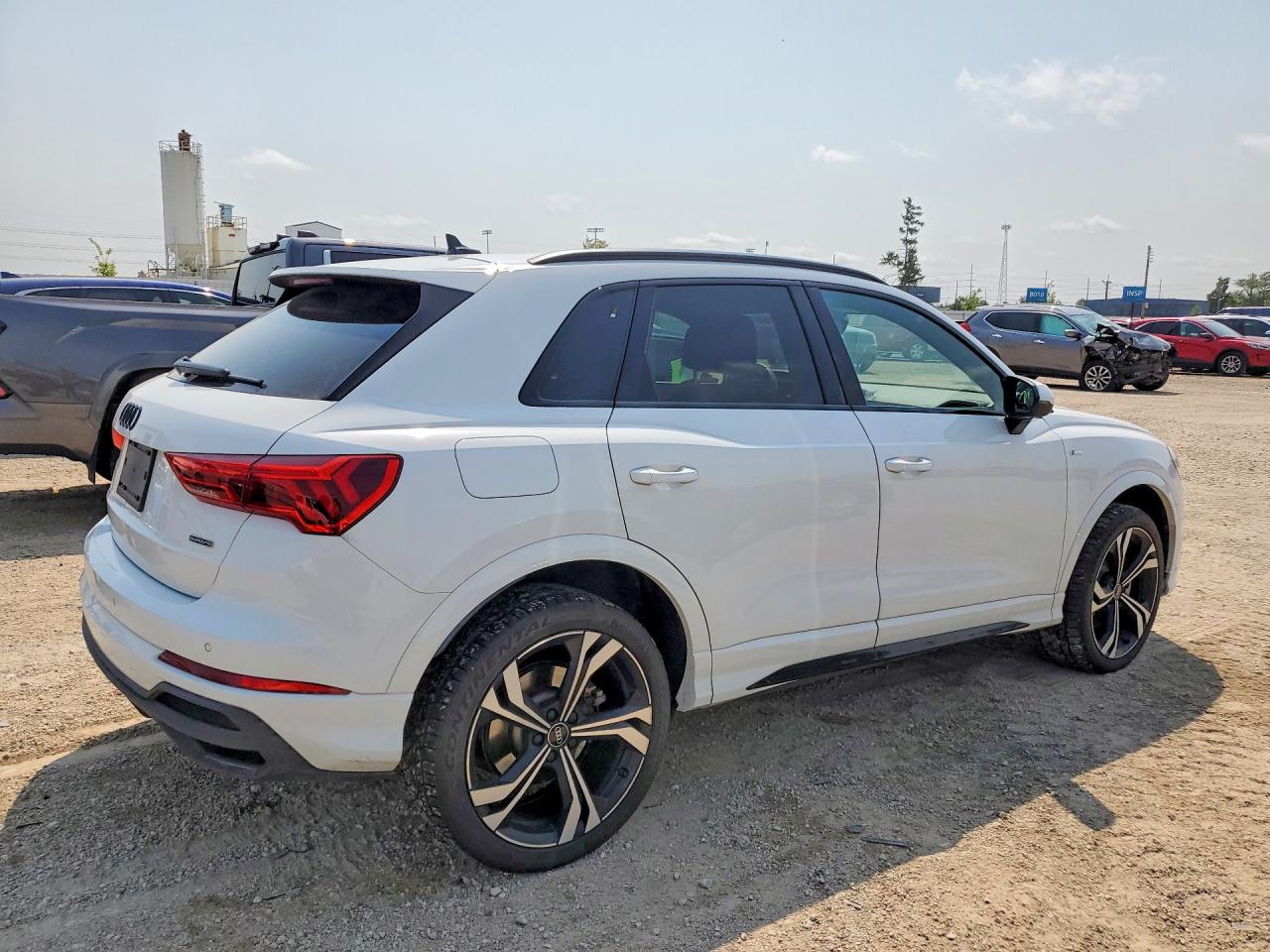 2024 Audi Q3 Premium Plus S Line 45 White vin: WA1EECF37R1179567