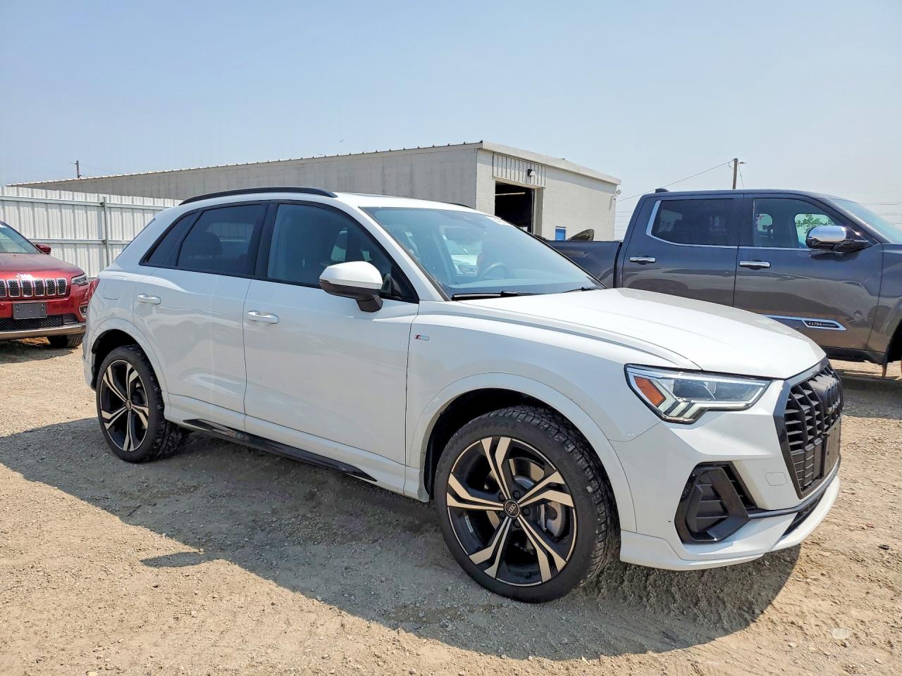 2024 Audi Q3 Premium Plus S Line 45 White vin: WA1EECF37R1179567