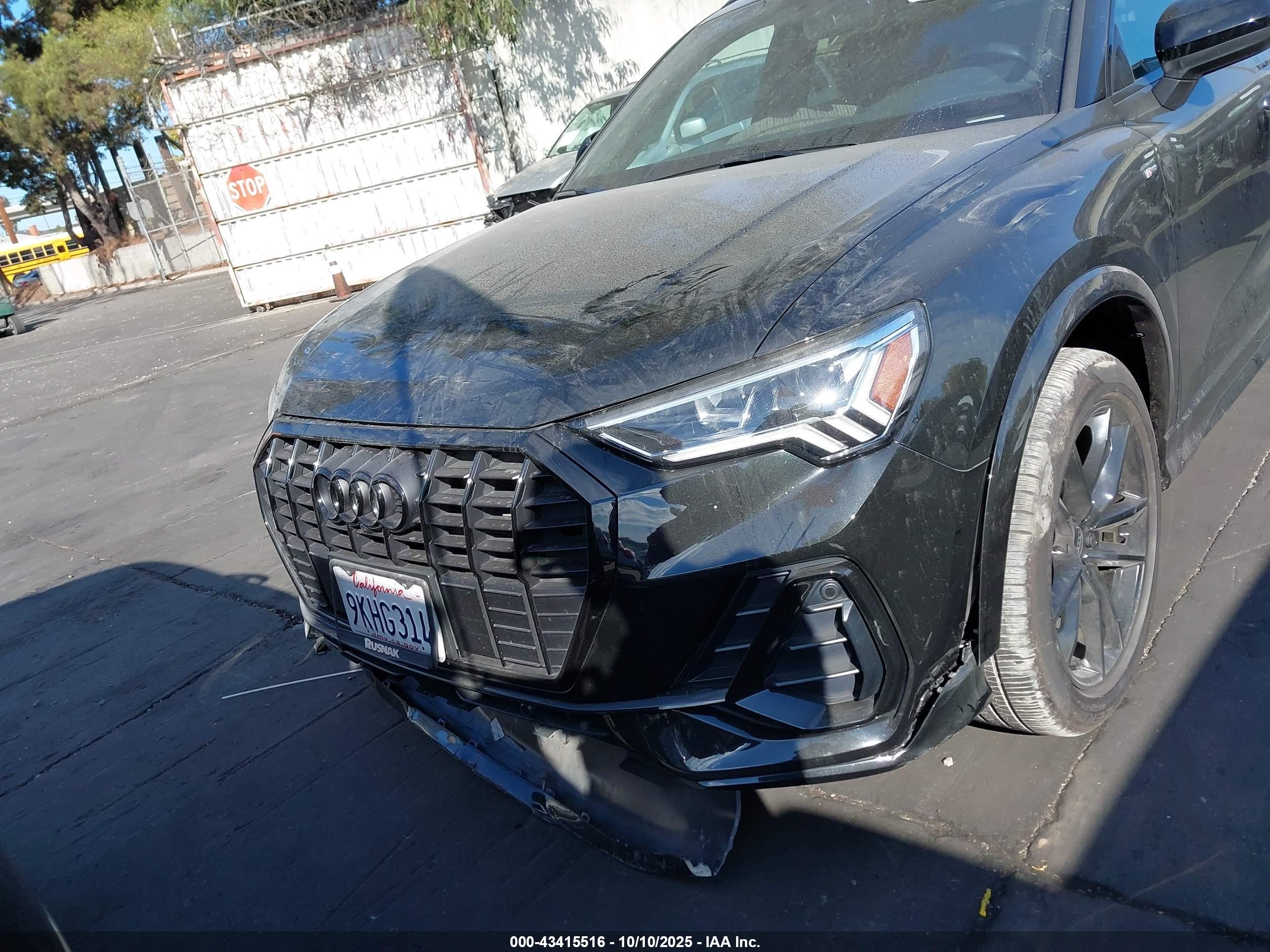 2024 Audi Q3 Premium Plus 45 Tfsi S Line Quattro Tiptronic Черный vin: WA1EECF38R1053279