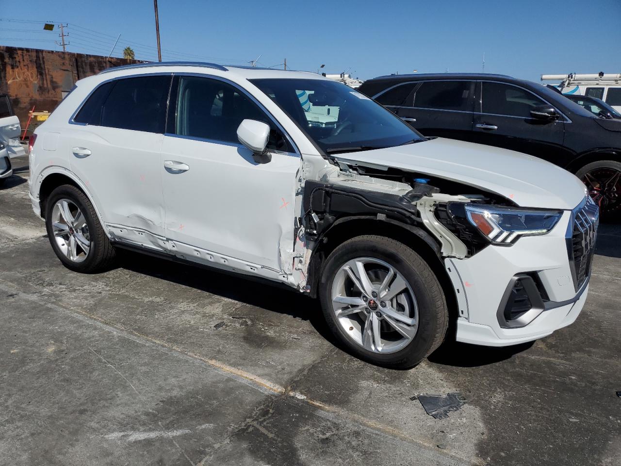 2024 Audi Q3 Premium Plus S Line 45 White vin: WA1EECF38R1206047