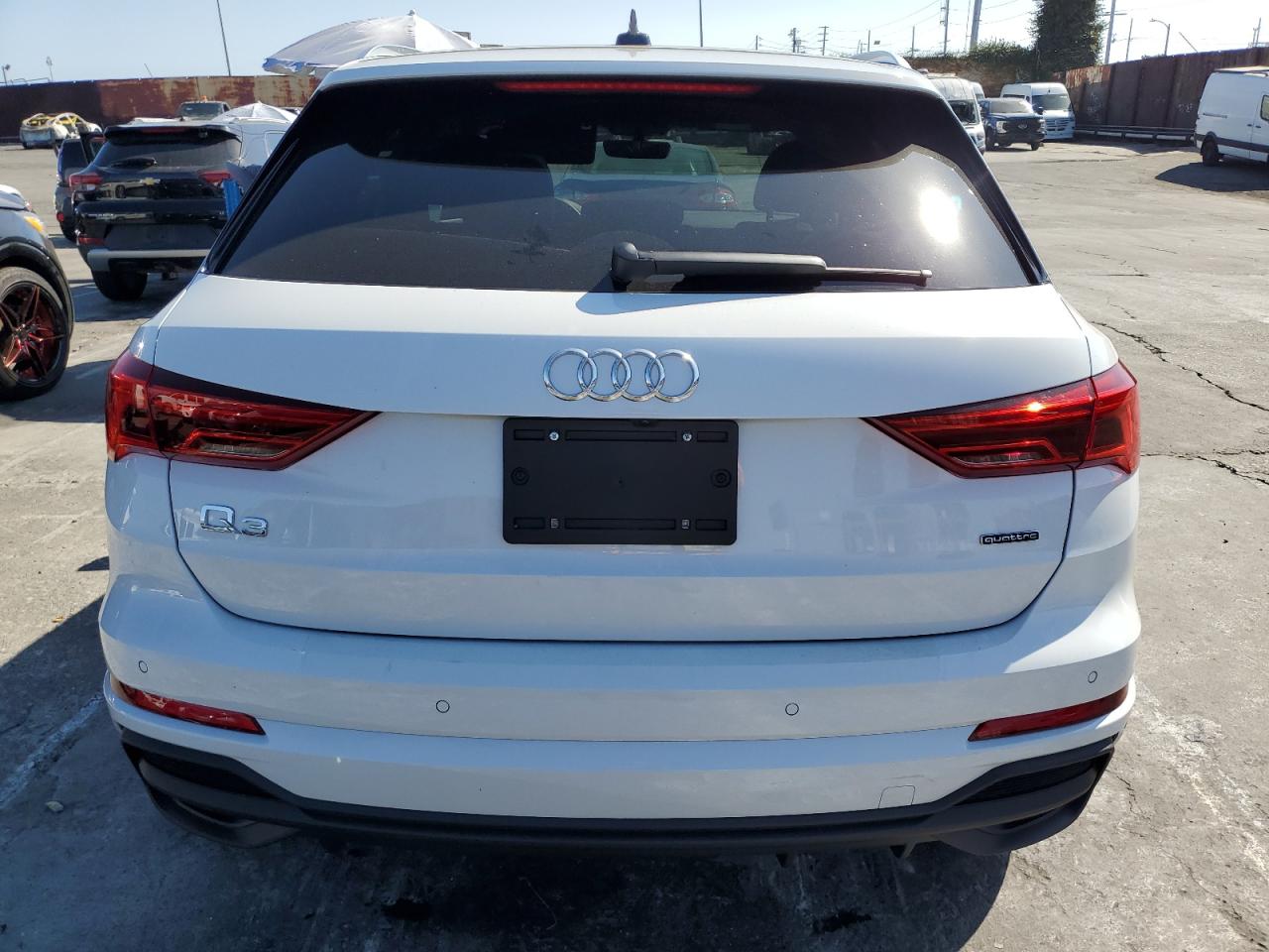 2024 Audi Q3 Premium Plus S Line 45 White vin: WA1EECF38R1206047