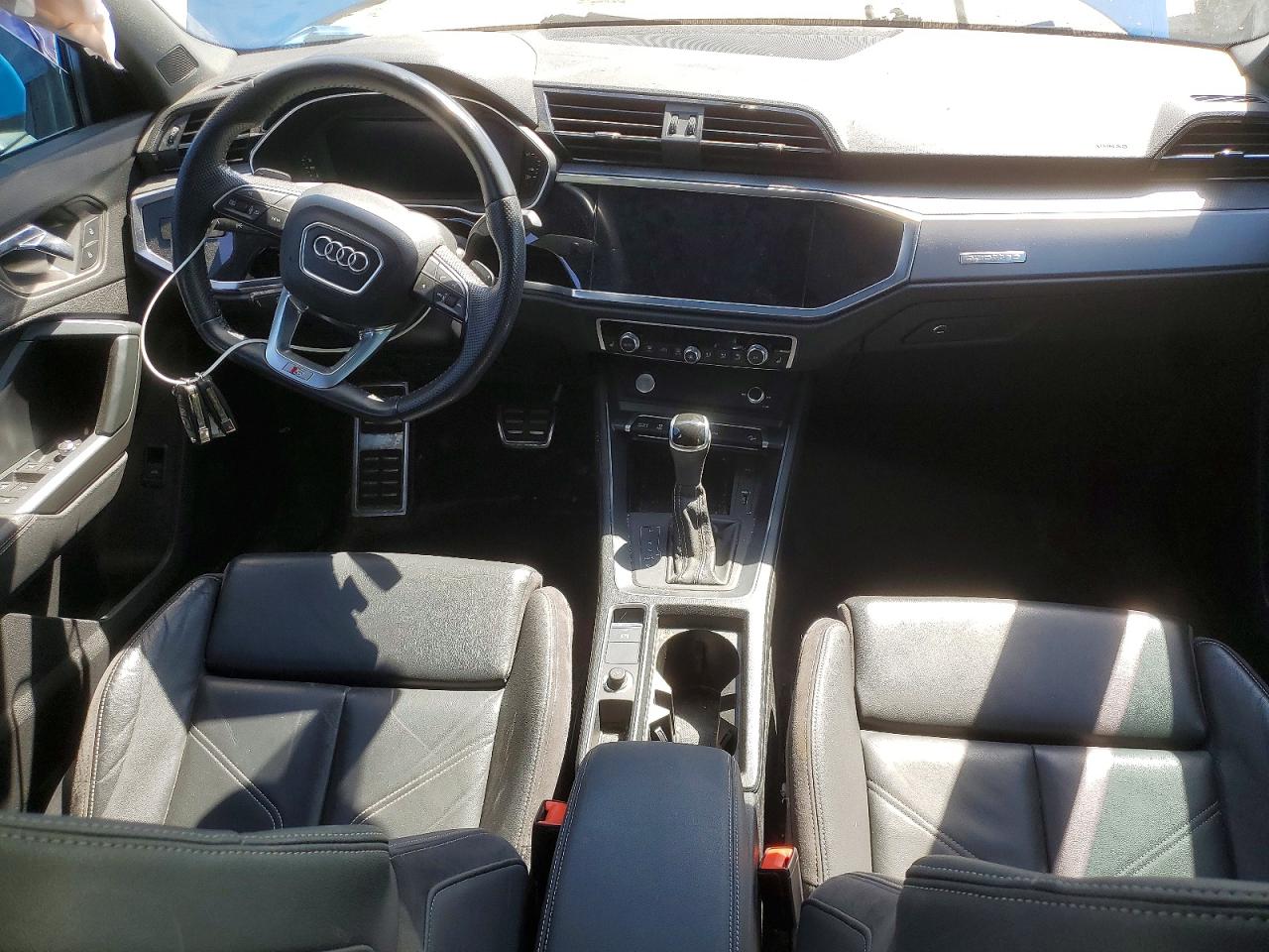 2020 Audi Q3 Premium Plus S-line Blue vin: WA1EECF39L1005247