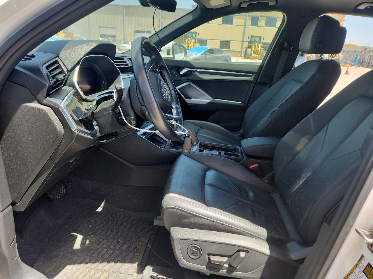 2020 Audi Q3 Premium Plus S-line White vin: WA1EECF39L1105560