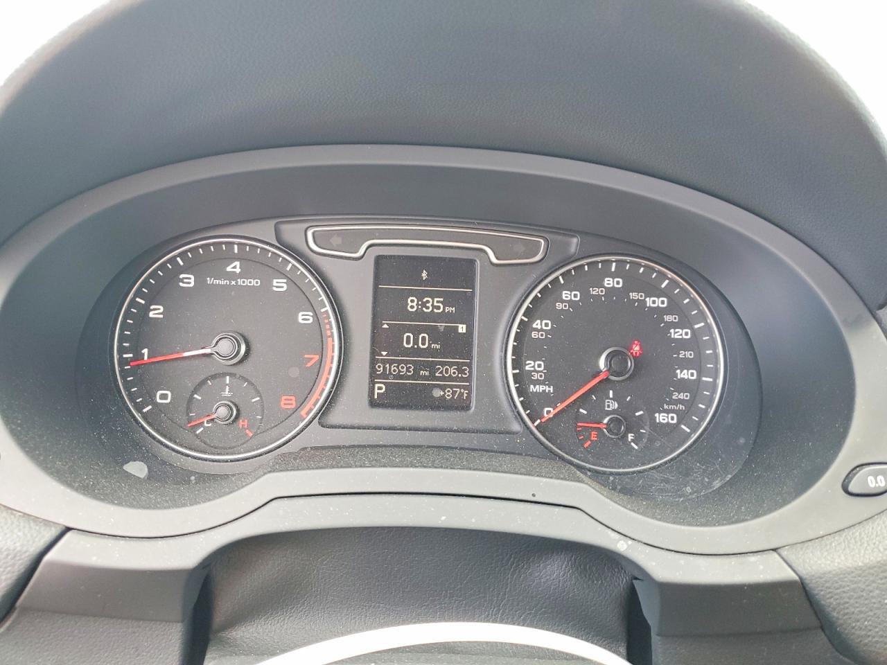 2015 Audi Q3 Premium Plus Серый vin: WA1EFCFS0FR003199