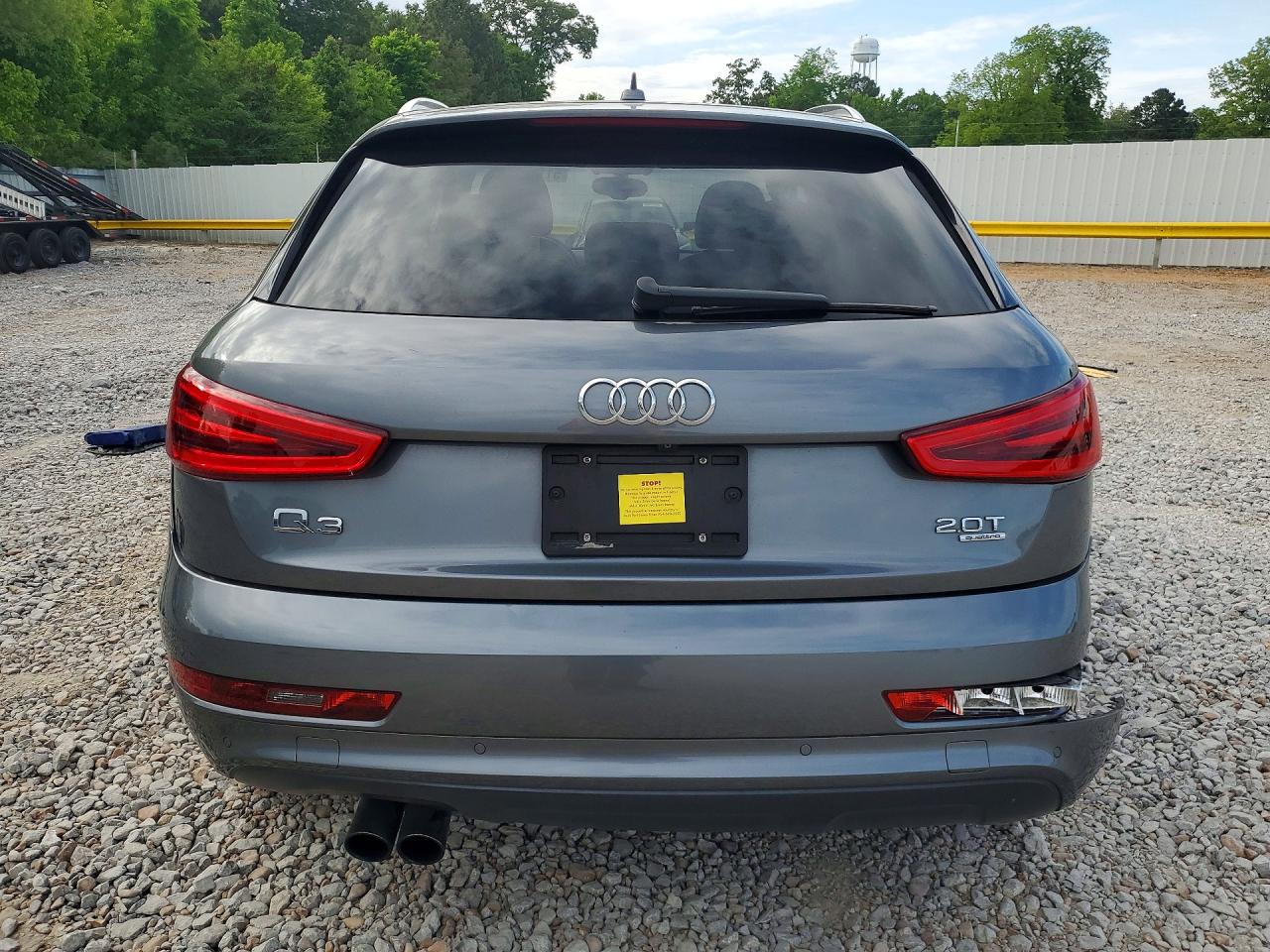 2015 Audi Q3 Premium Plus Gray vin: WA1EFCFS2FR002538