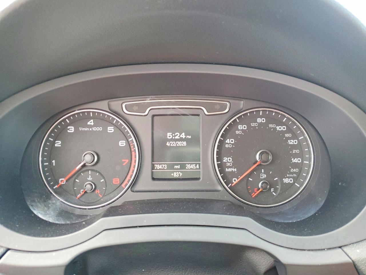 2015 Audi Q3 Premium Plus Gray vin: WA1EFCFS2FR002538