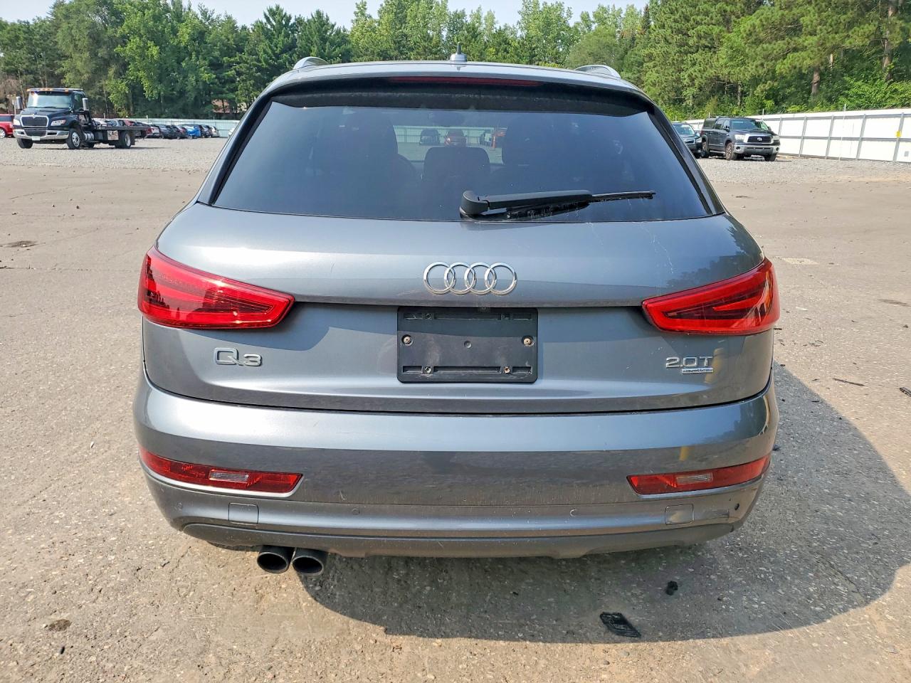 2015 Audi Q3 Premium Plus Gray vin: WA1EFCFS2FR010851