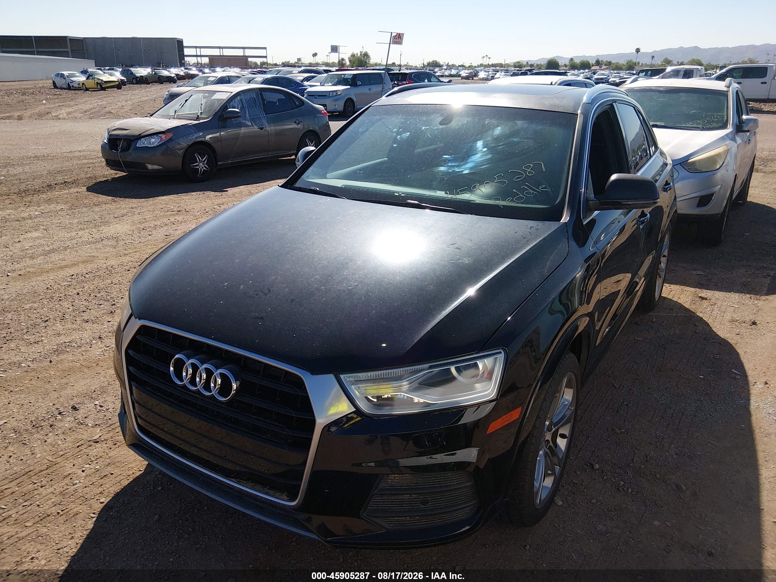 2016 Audi Q3 2.0t Premium Plus Black vin: WA1EFCFS6GR019764
