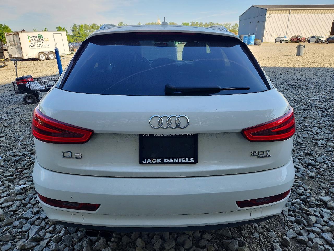 2015 Audi Q3 Premium Plus White vin: WA1EFCFS8FR001264