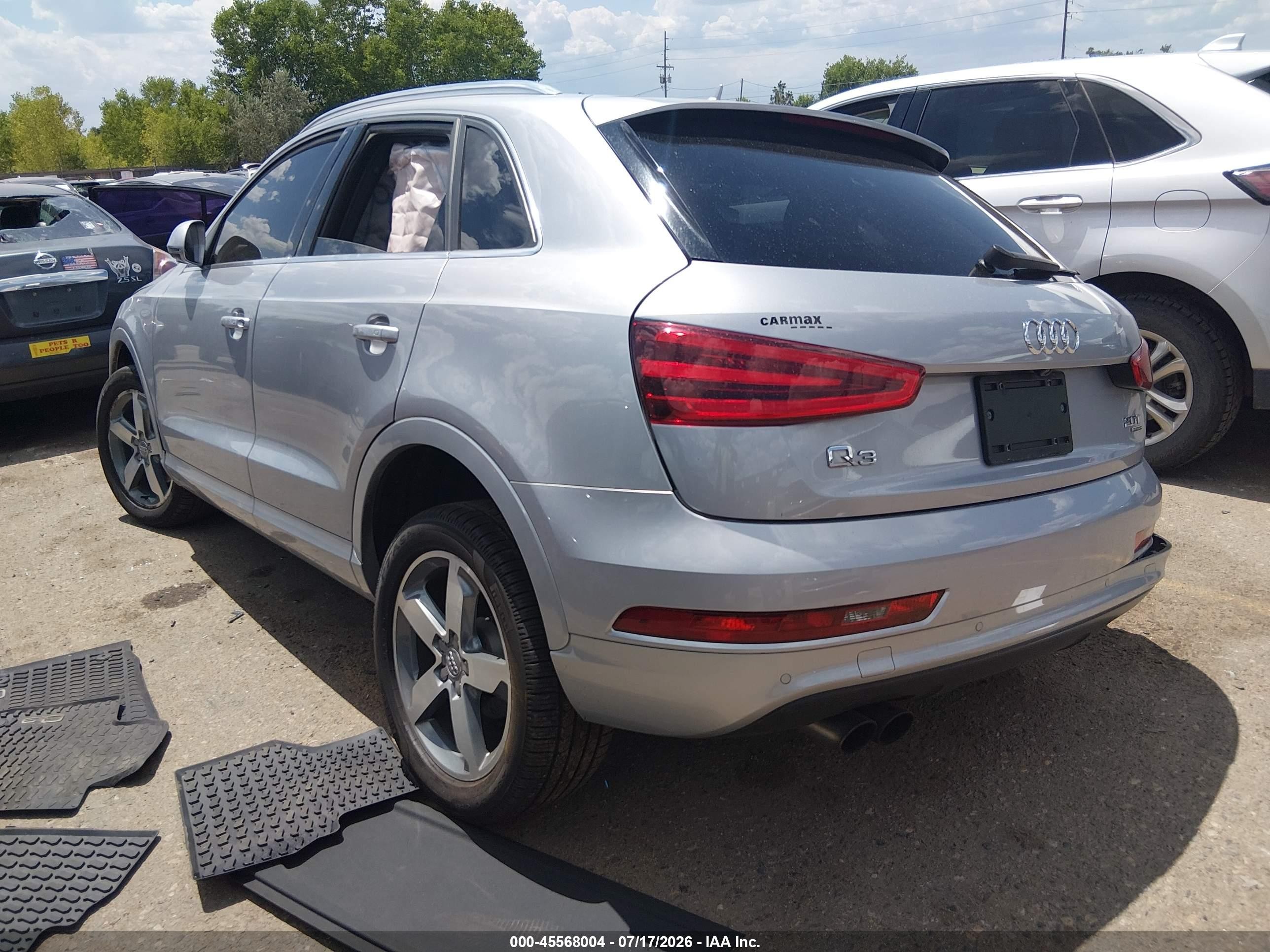 2015 Audi Q3 2.0t Premium Plus Silver vin: WA1EFCFS8FR006061
