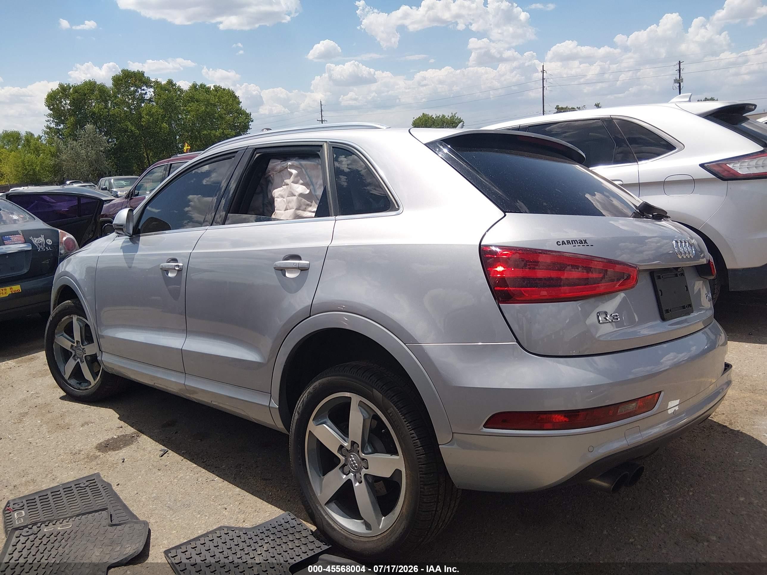 2015 Audi Q3 2.0t Premium Plus Silver vin: WA1EFCFS8FR006061