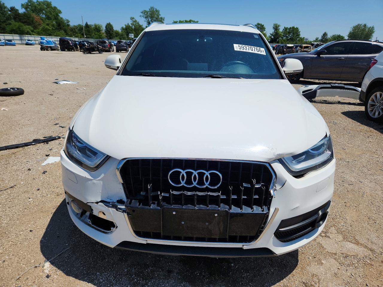 2015 Audi Q3 Premium Plus White vin: WA1EFCFSXFR007325