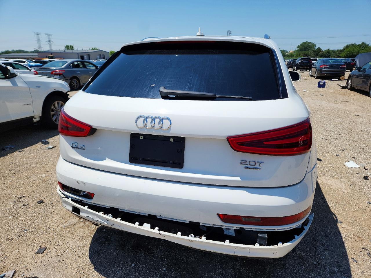 2015 Audi Q3 Premium Plus White vin: WA1EFCFSXFR007325