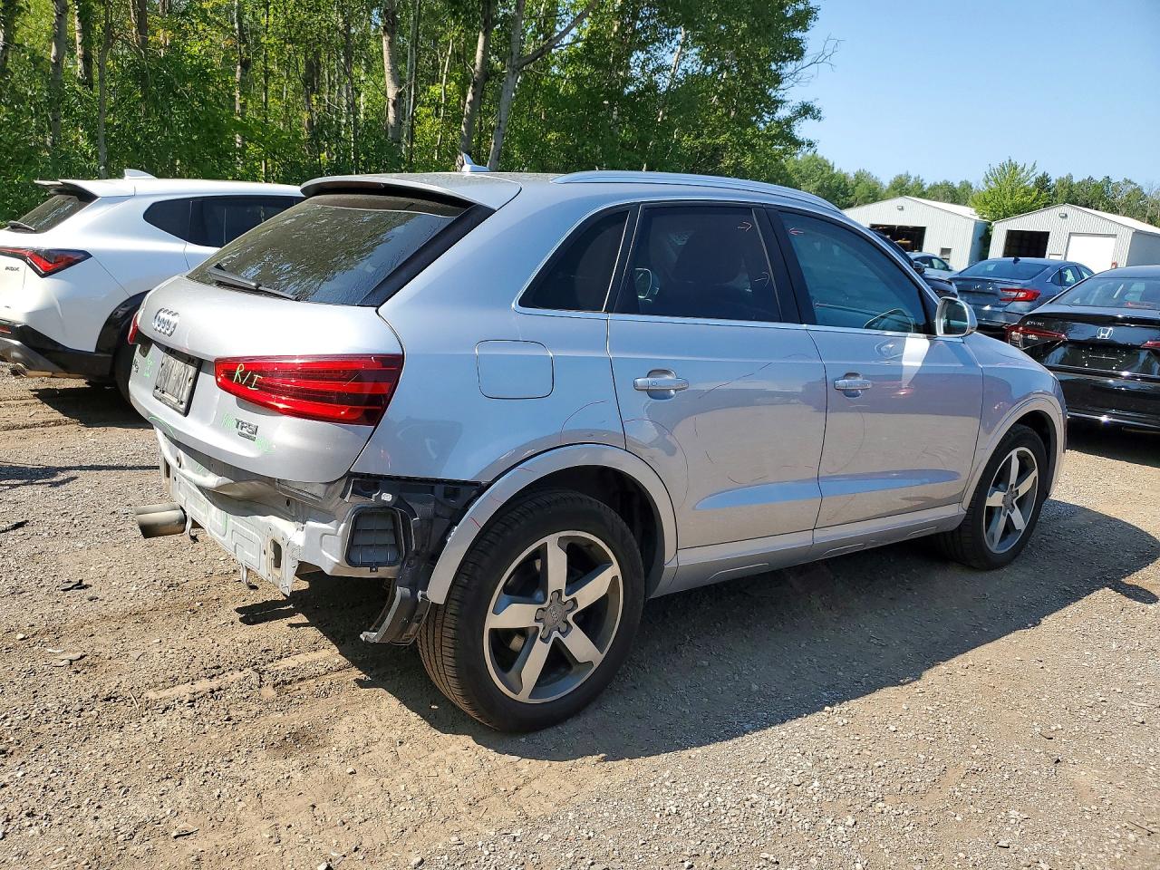 2015 Audi Q3 Premium Plus Silver vin: WA1EFEFS0FR002677