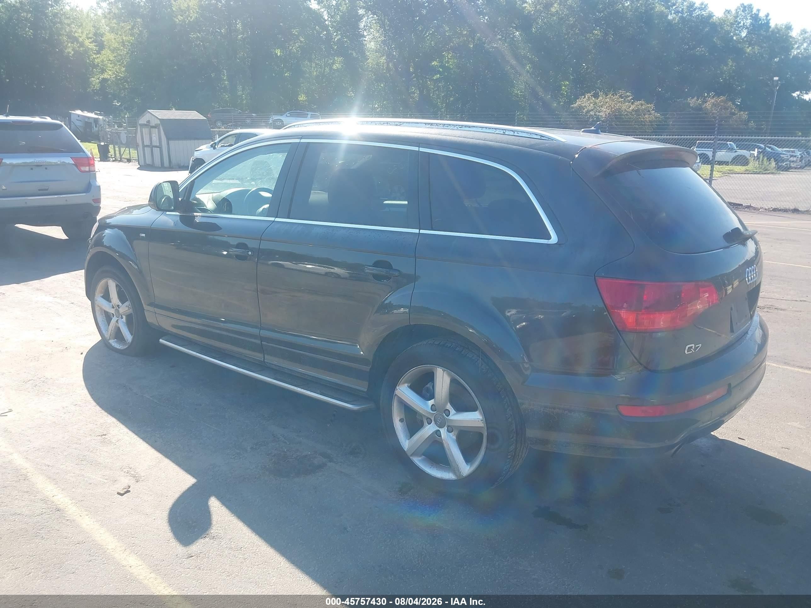 2008 Audi Q7 4.2 Premium Gray vin: WA1EV74L38D053519