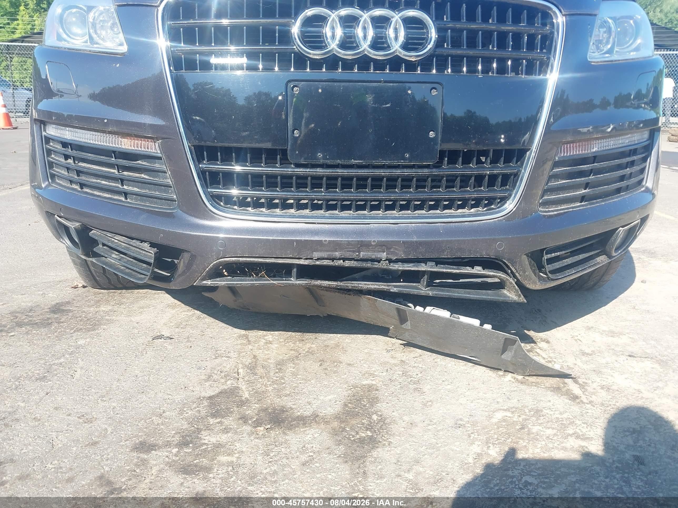 2008 Audi Q7 4.2 Premium Gray vin: WA1EV74L38D053519
