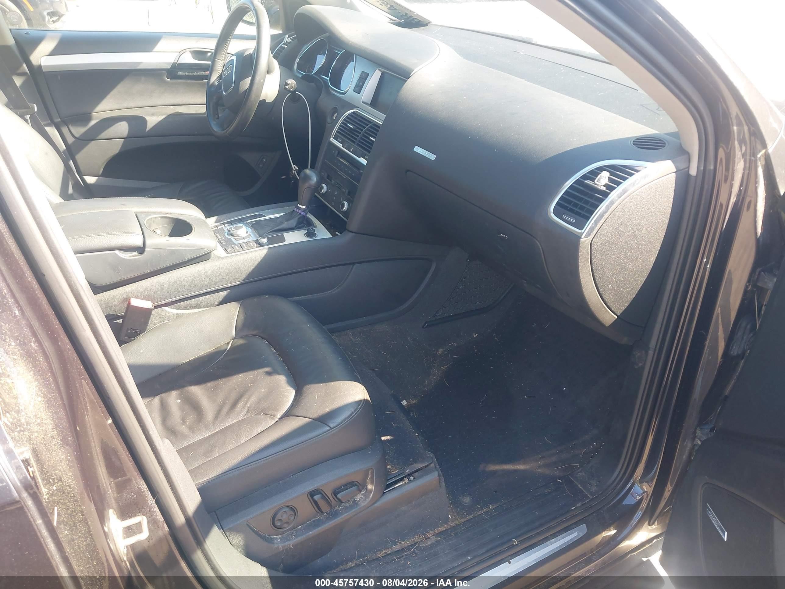 2008 Audi Q7 4.2 Premium Gray vin: WA1EV74L38D053519